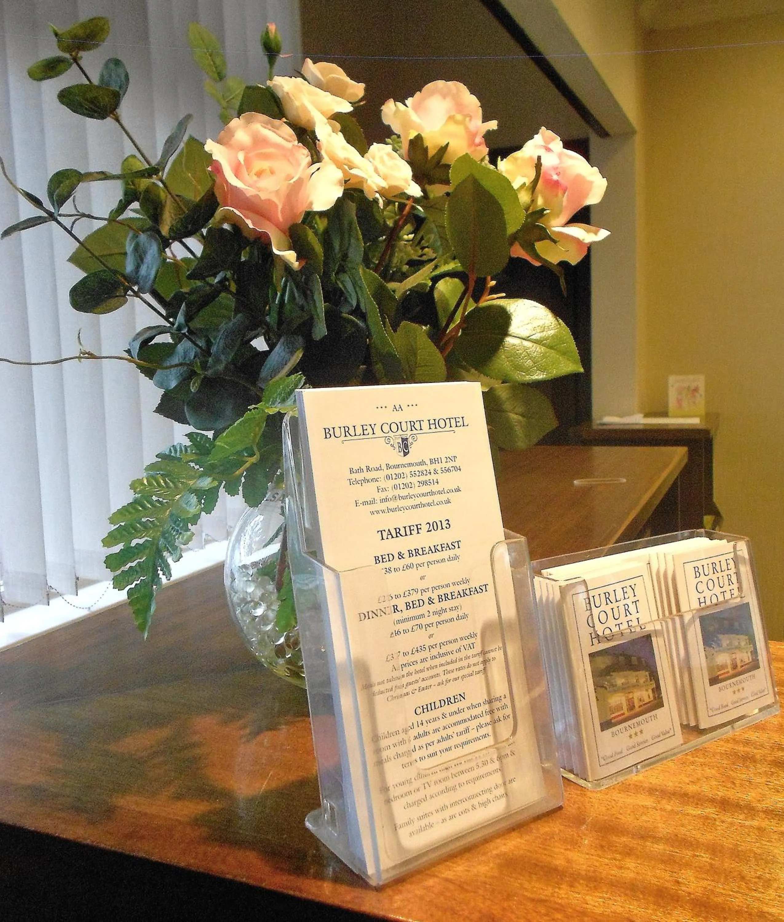 Lobby or reception in Burley Court Hotel