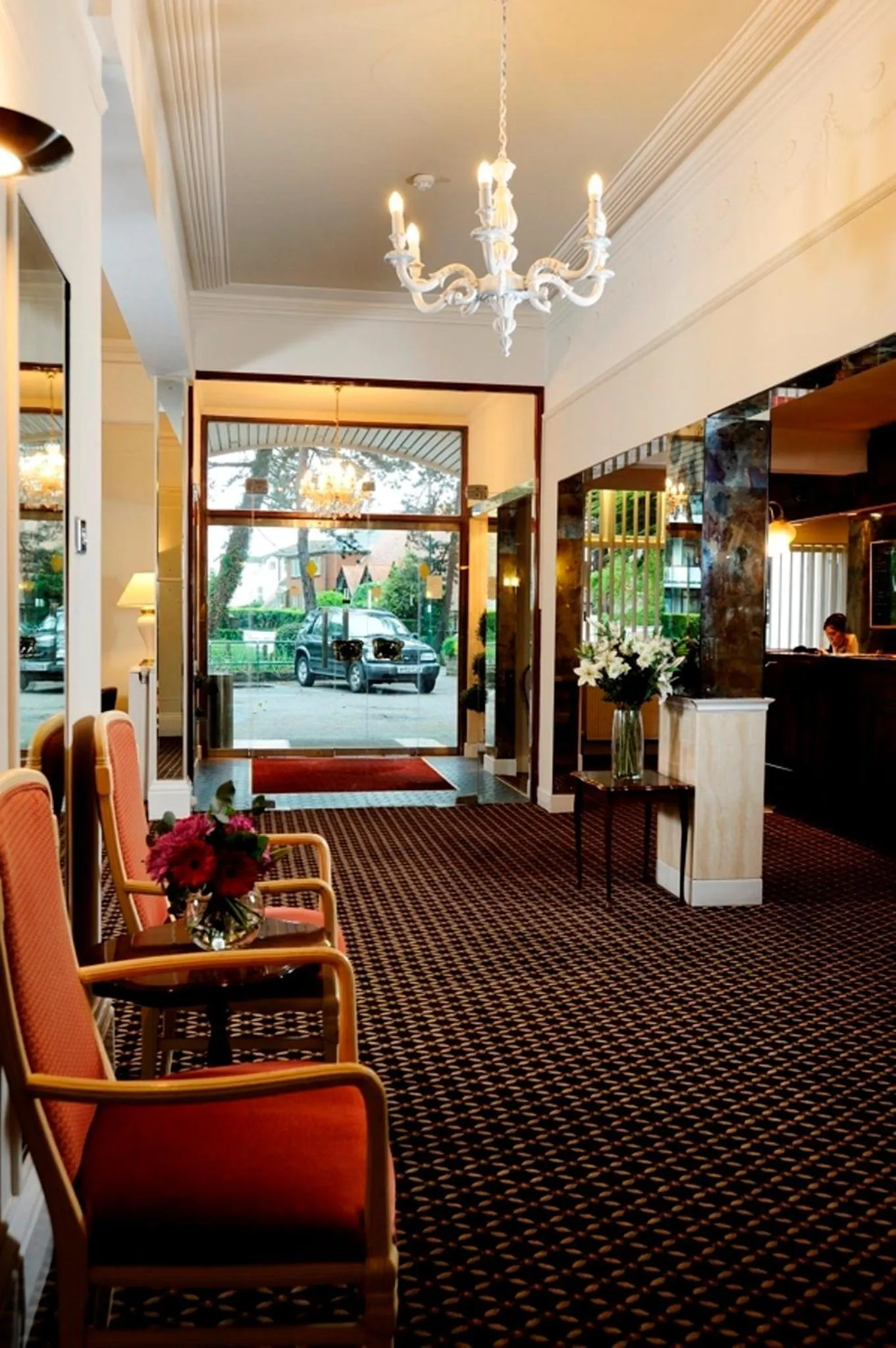 Lobby or reception in Burley Court Hotel