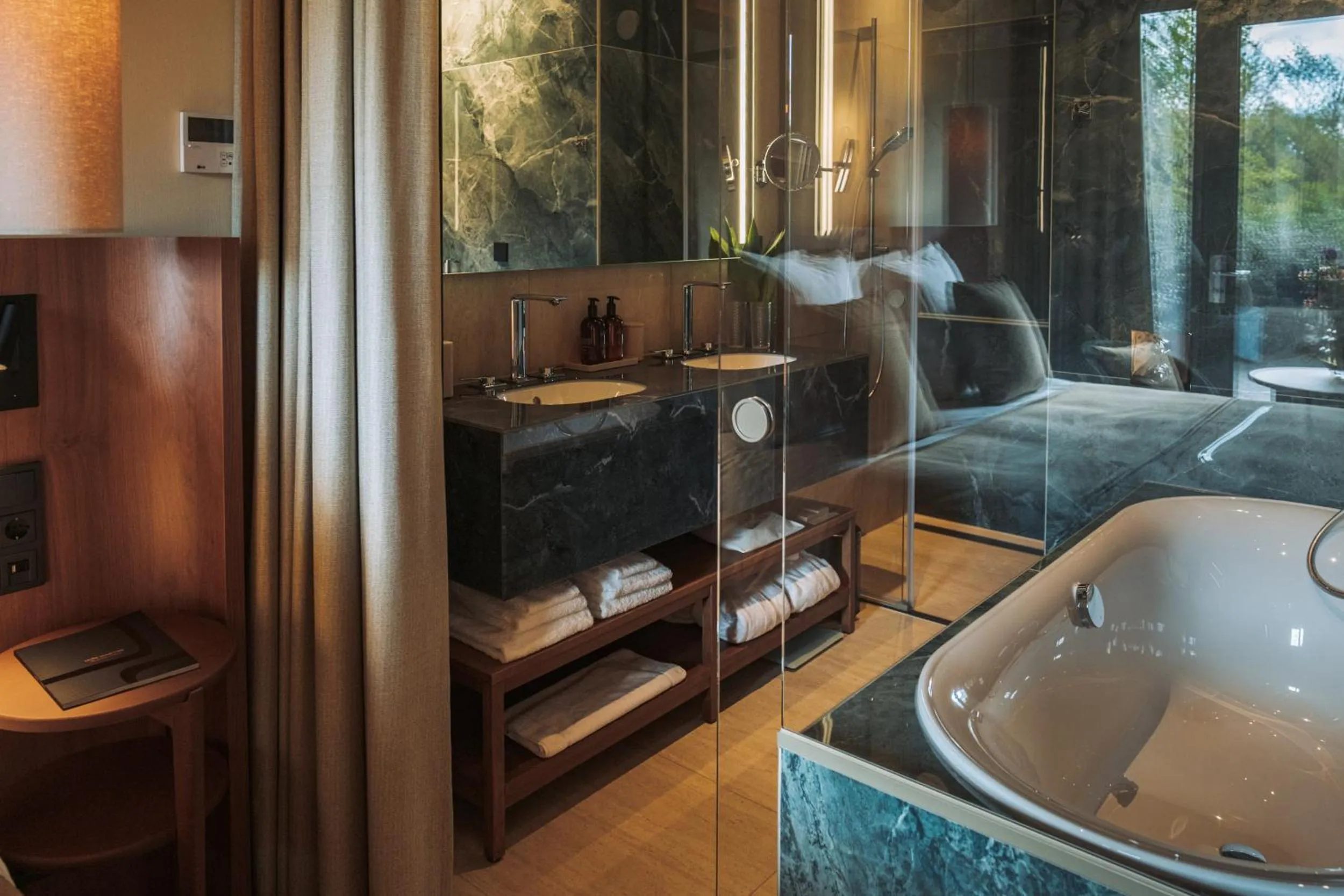 Shower in Van Oys Maastricht Retreat, a Leading Hotel of the World