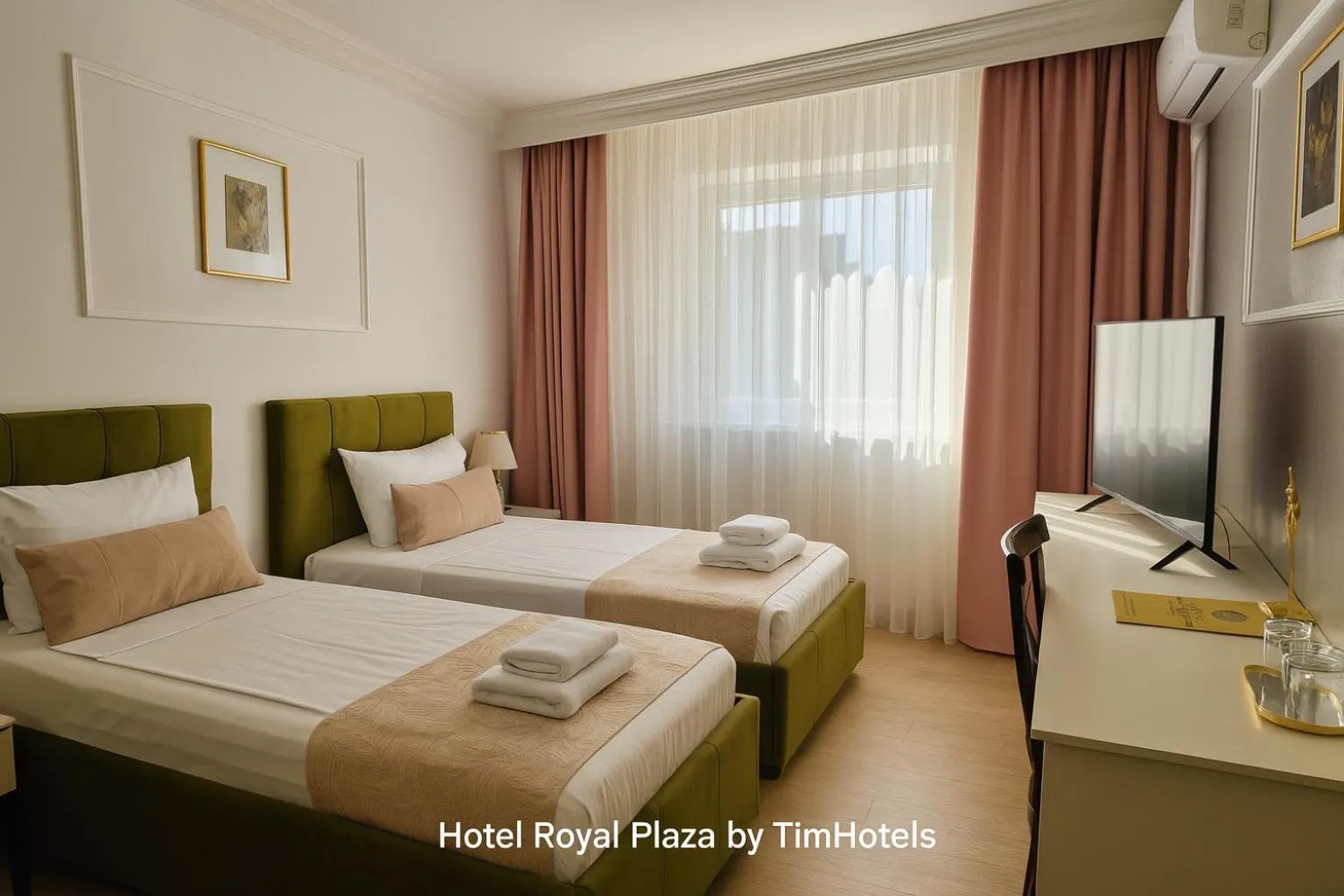 Bed in Hotel Royal Plaza By TimHotels