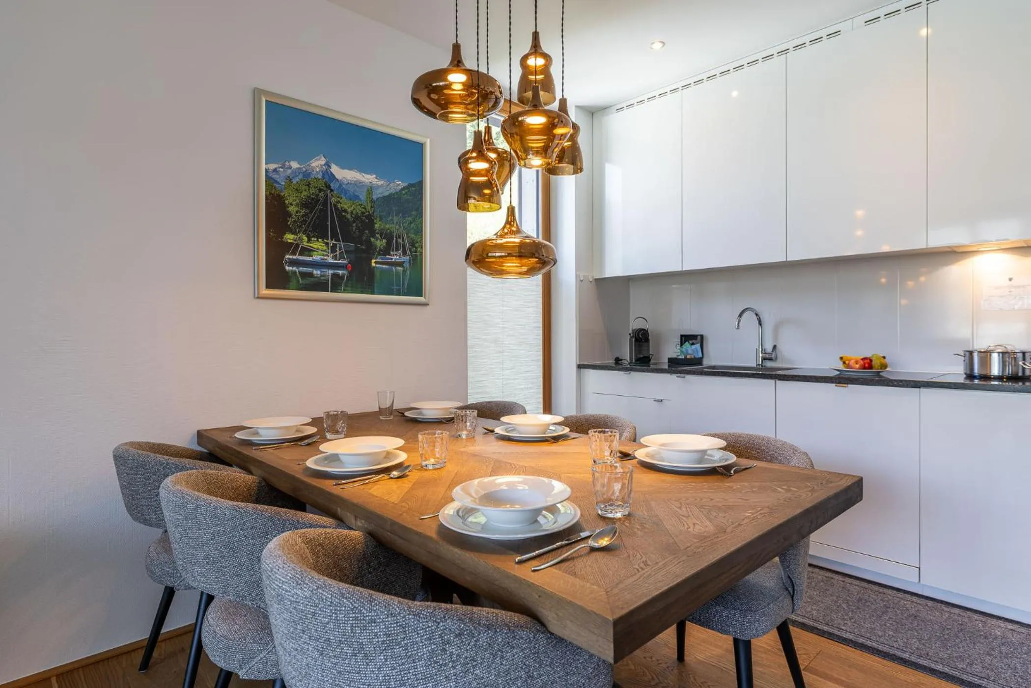 Dining area in Residence Bellevue
