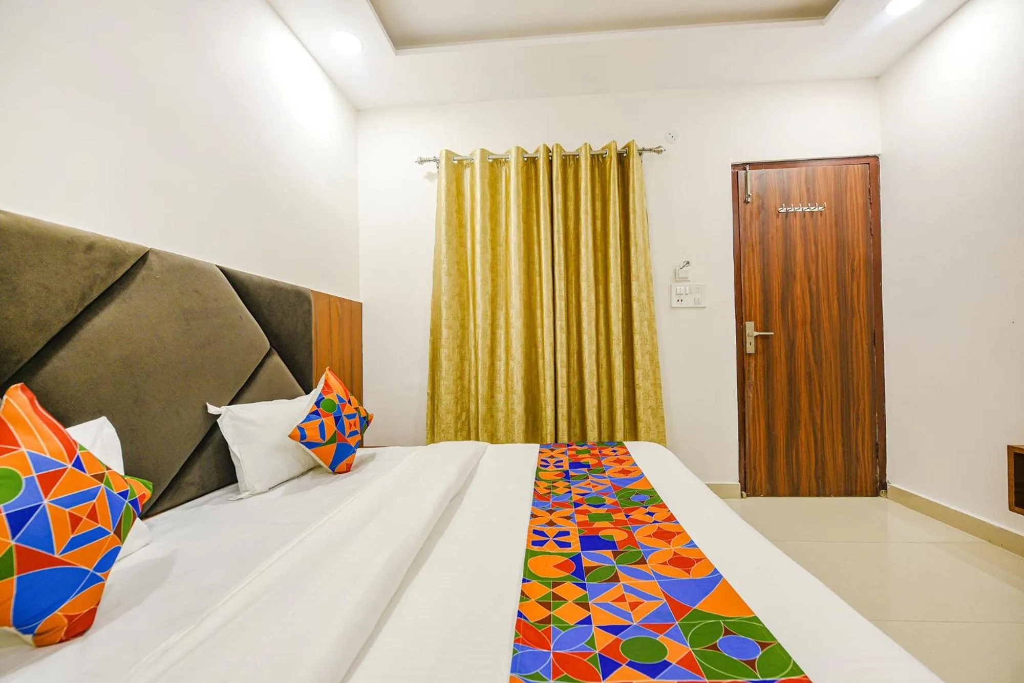 Bed in FabHotel Solace Inn