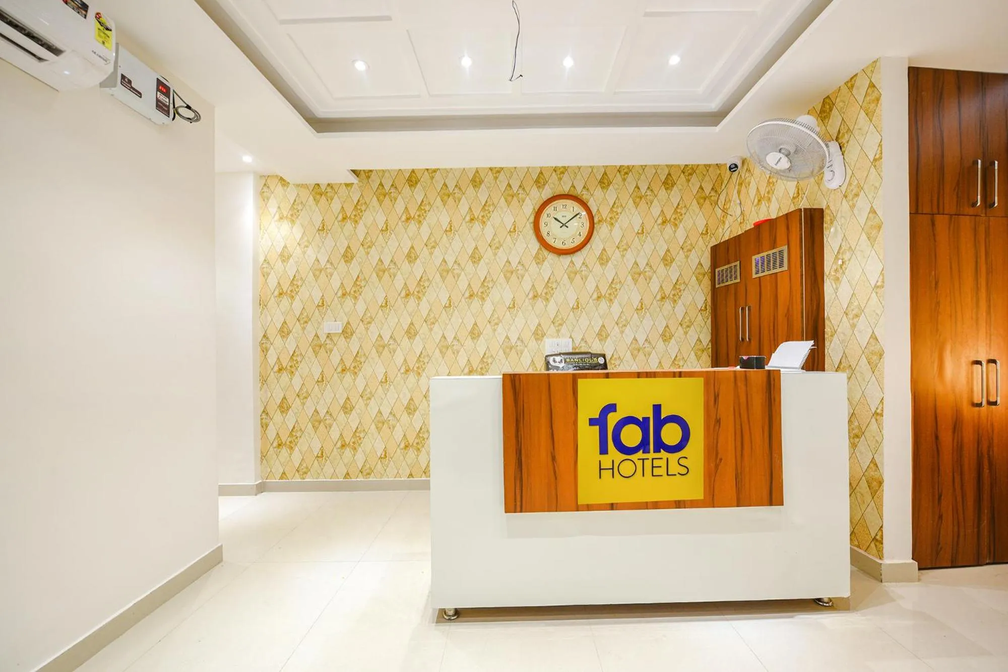 Lobby or reception in FabHotel Solace Inn