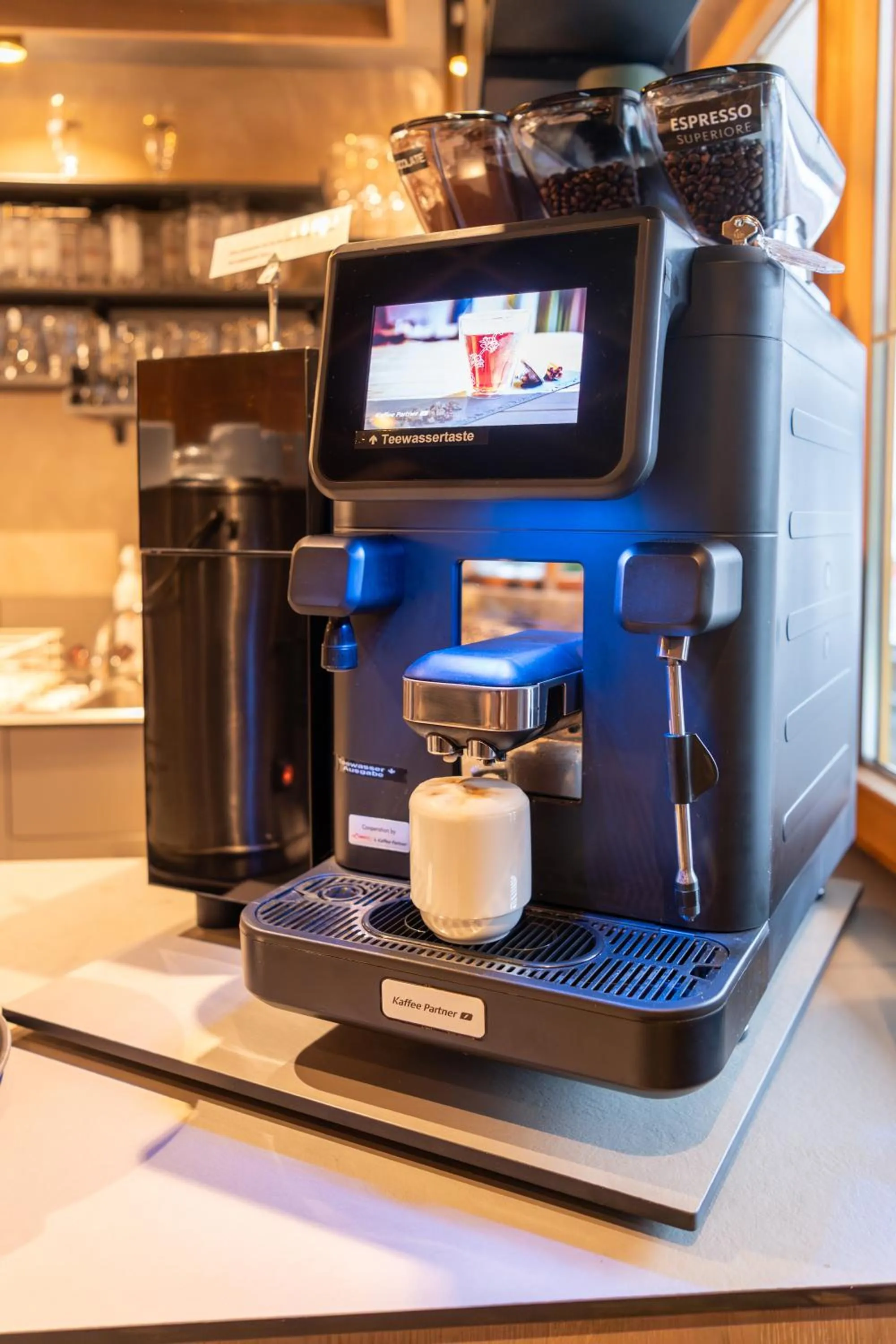 Buffet breakfast in Hotel Enzian Paznaun