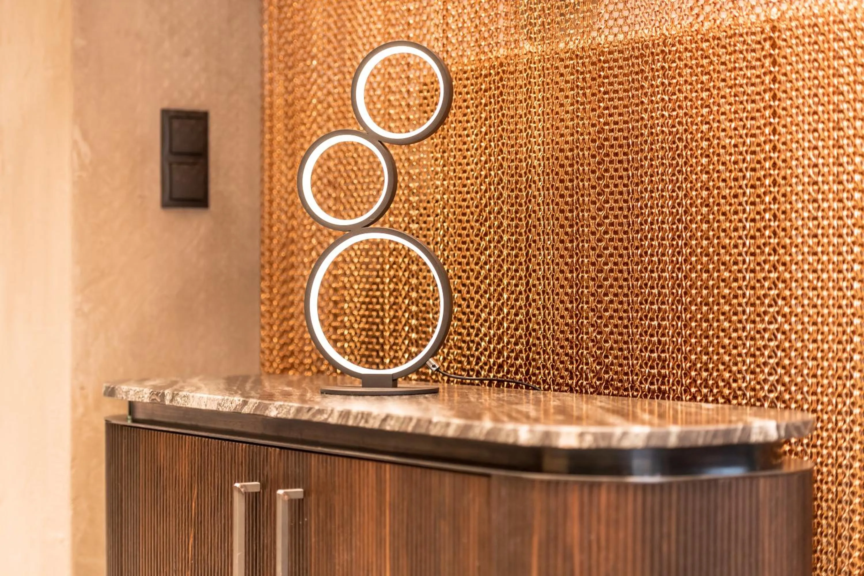 Decorative detail in Hotel Enzian Paznaun