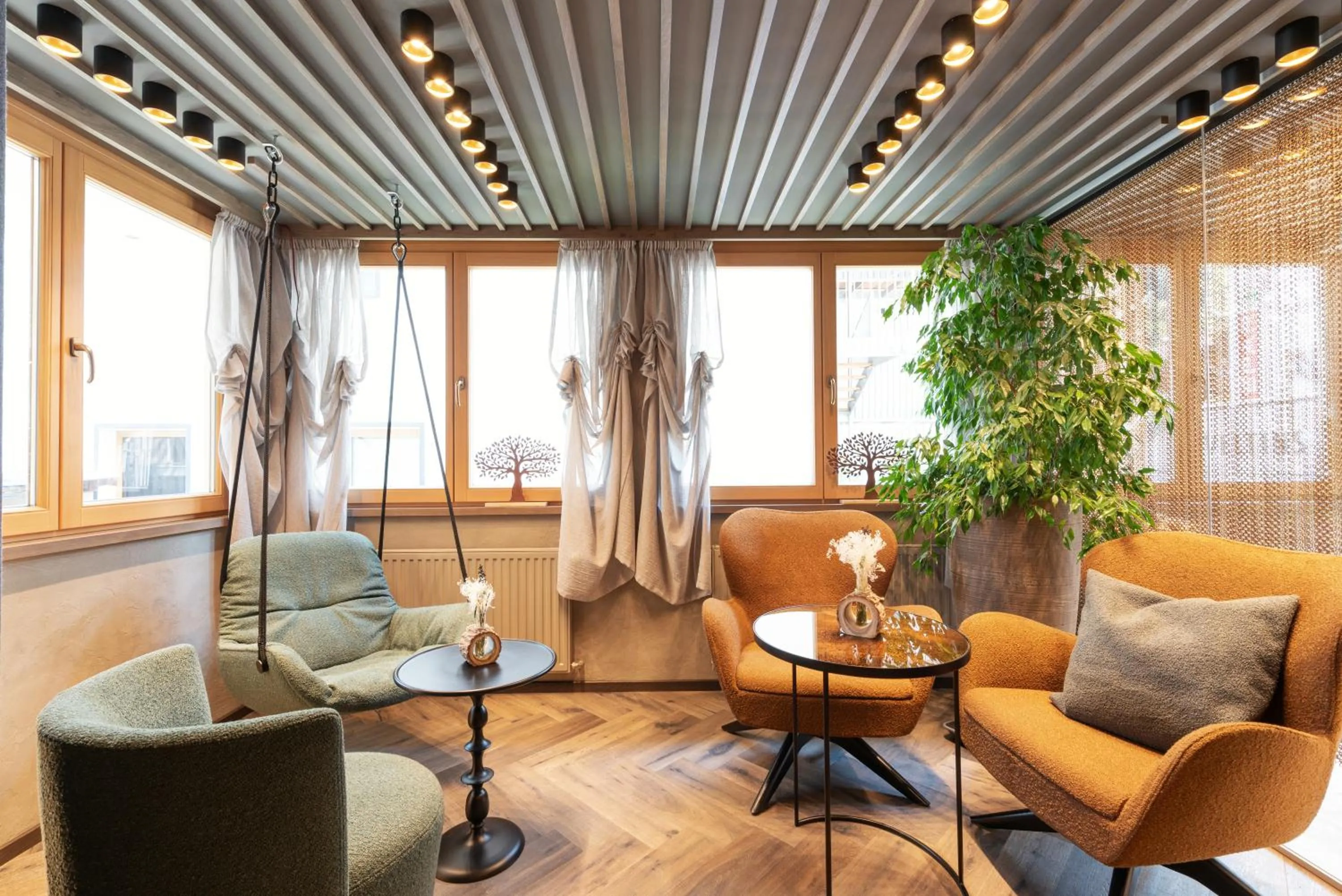 Lobby or reception in Hotel Enzian Paznaun