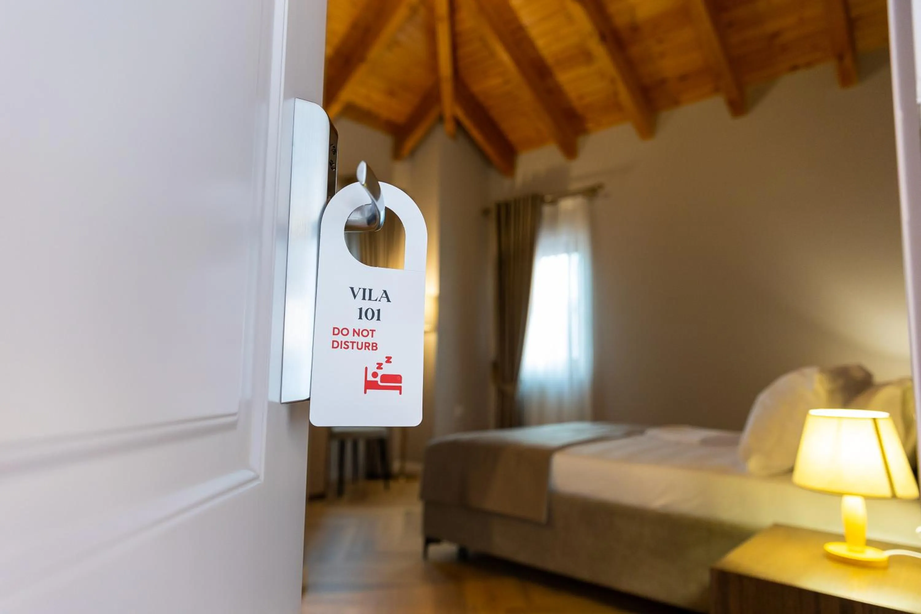Internal: Not applicable to any particular room, Bed in Hotel Vila 101-New Bazaar