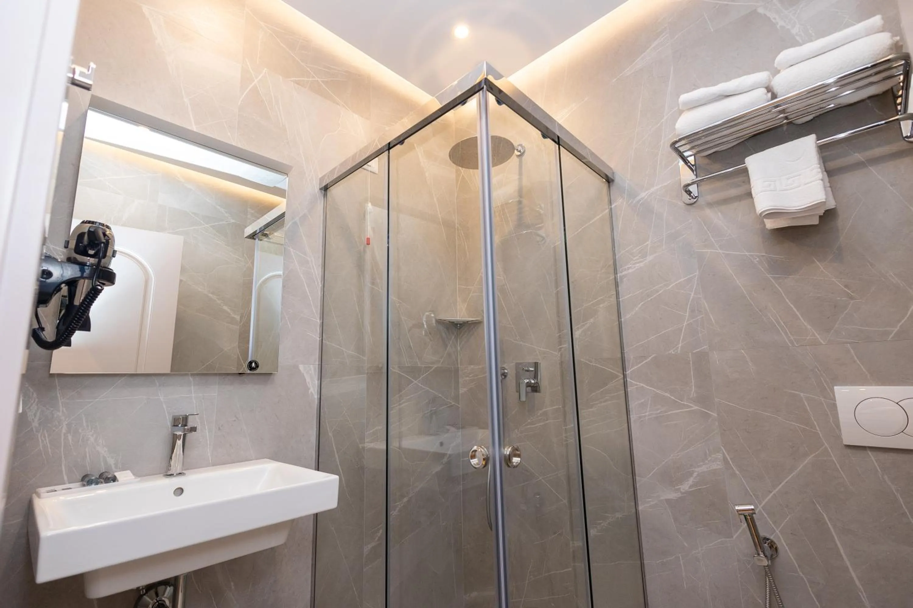 Shower in Hotel Vila 101-New Bazaar