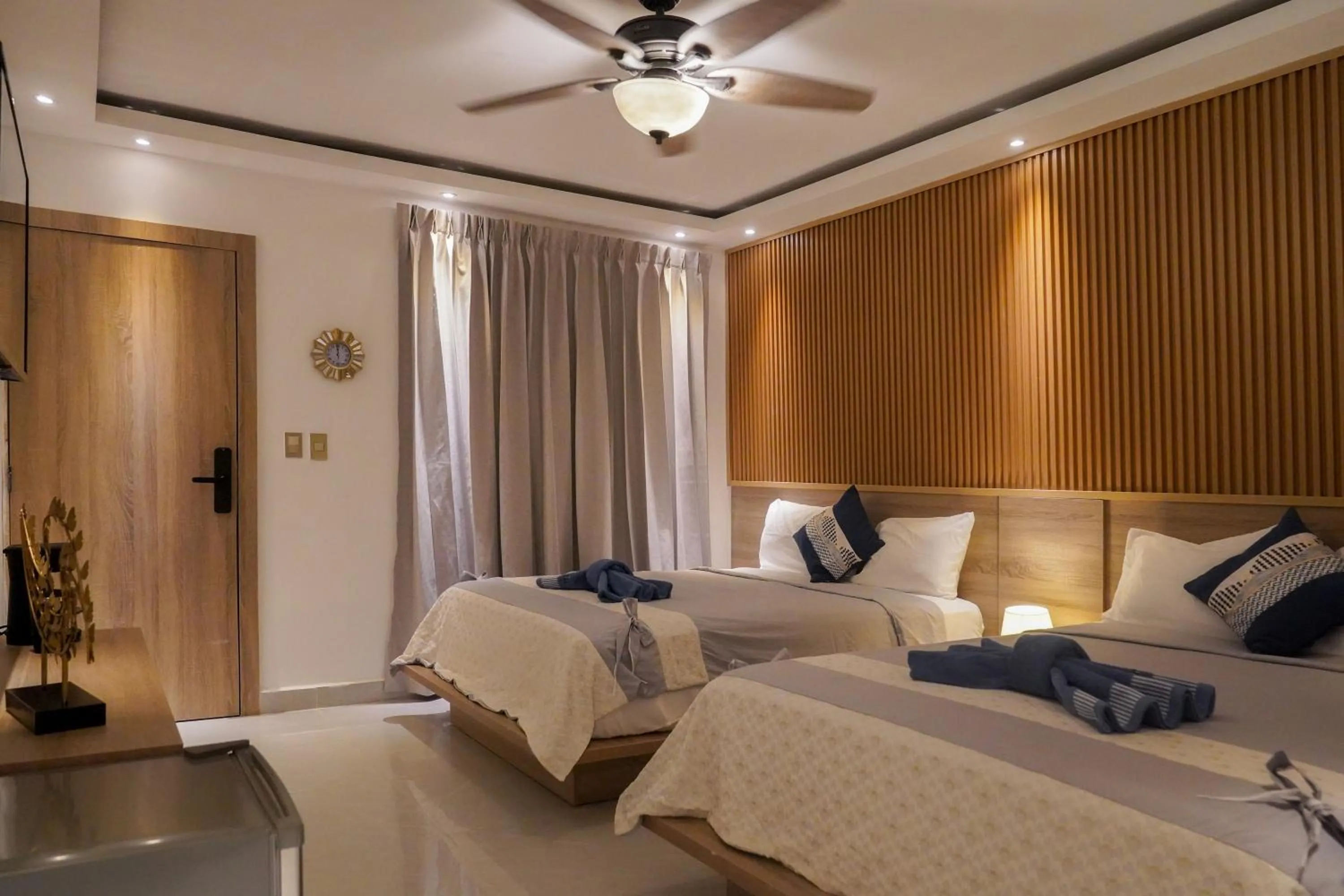 Bed in Soficu Hotel on the beach bayahibe