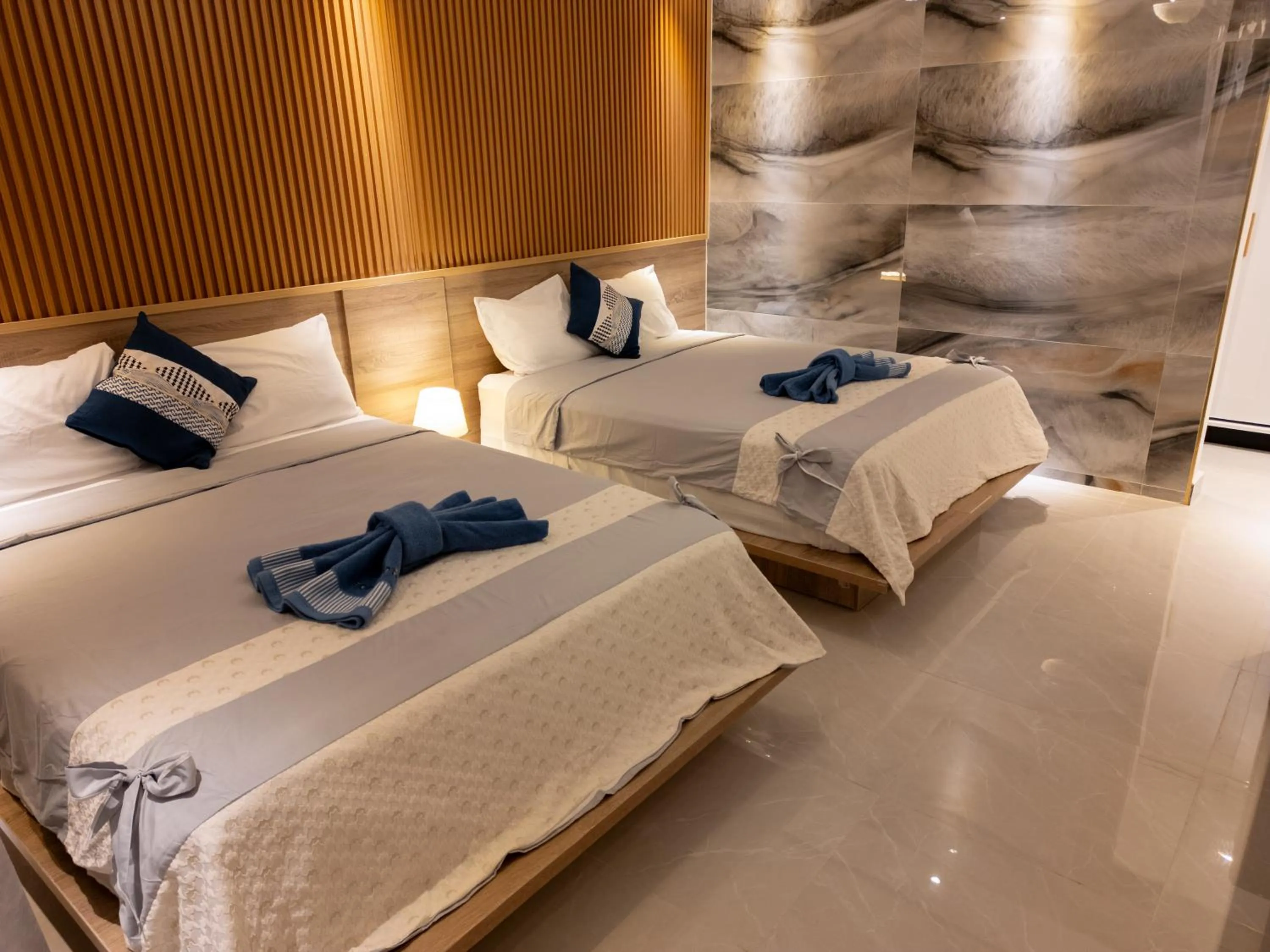 Bed in Soficu Hotel on the beach bayahibe