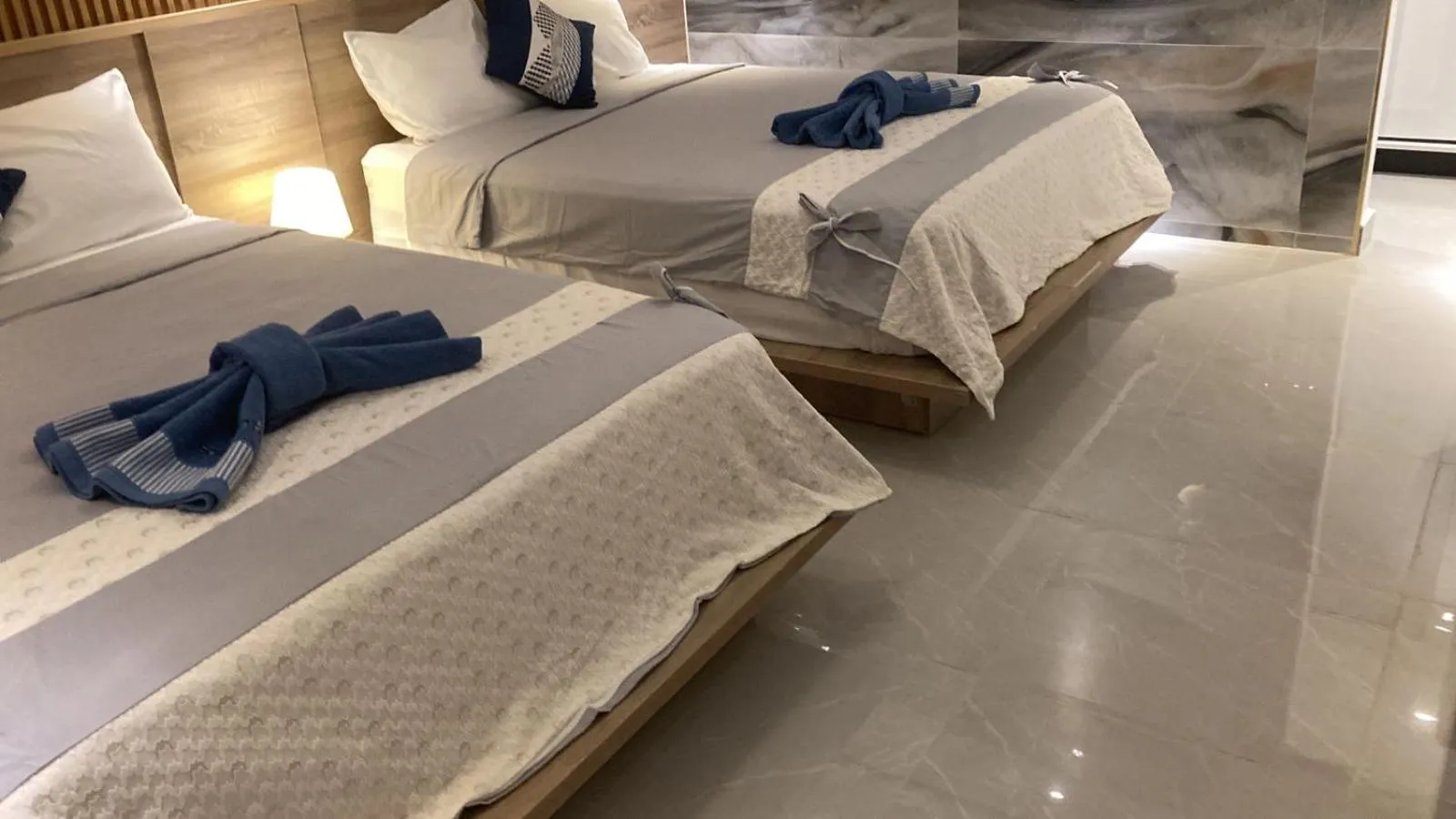 Bed in Soficu Hotel on the beach bayahibe