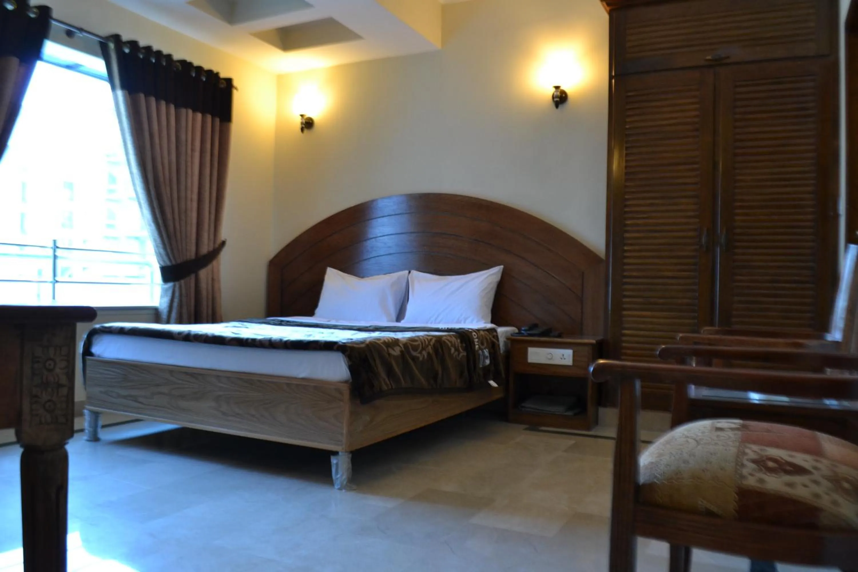 Decorative detail, Bed in Hotel de Palazzo