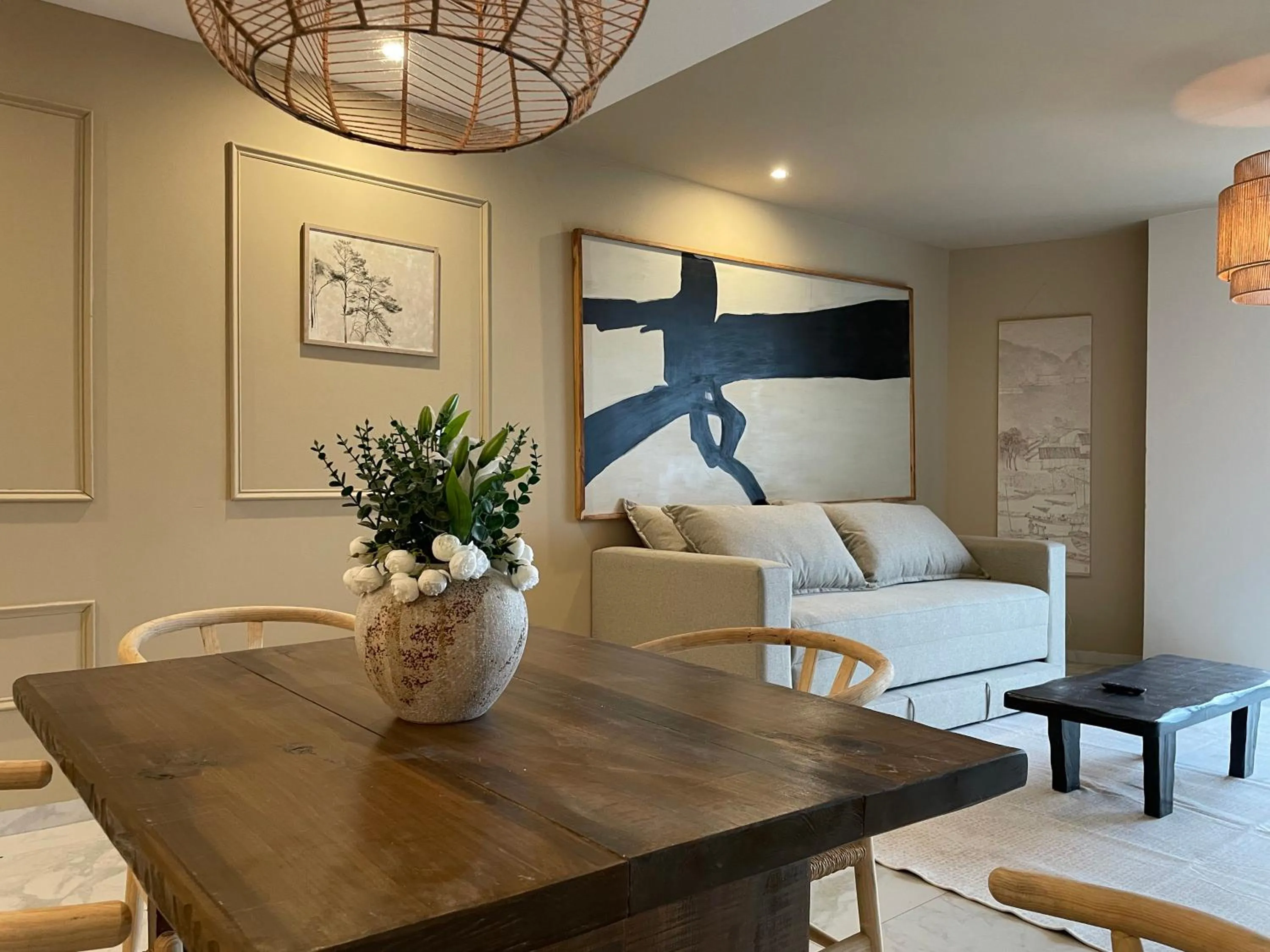 Living room in DHaus Guadalajara Country Club