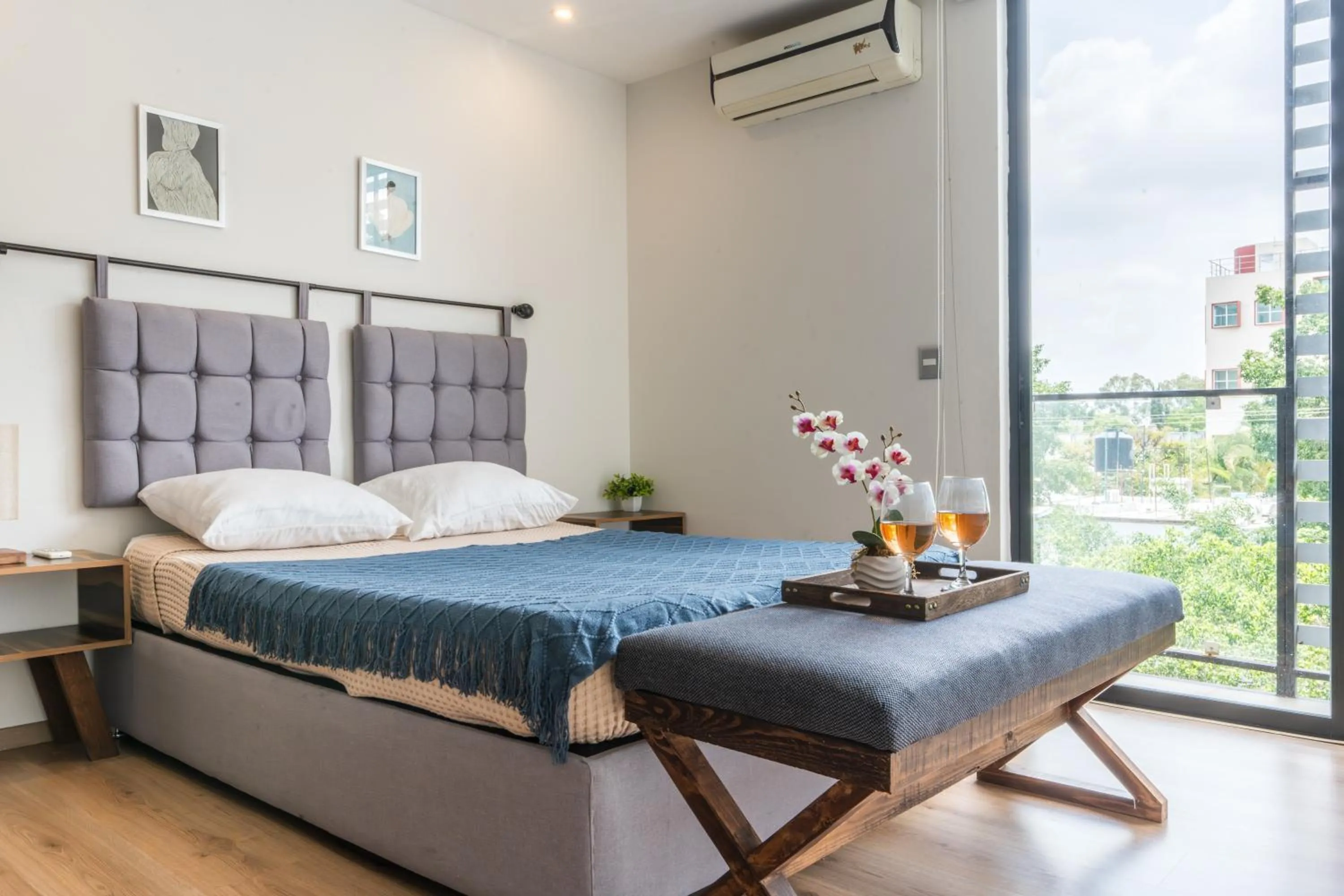 Bed in DHaus Guadalajara Country Club