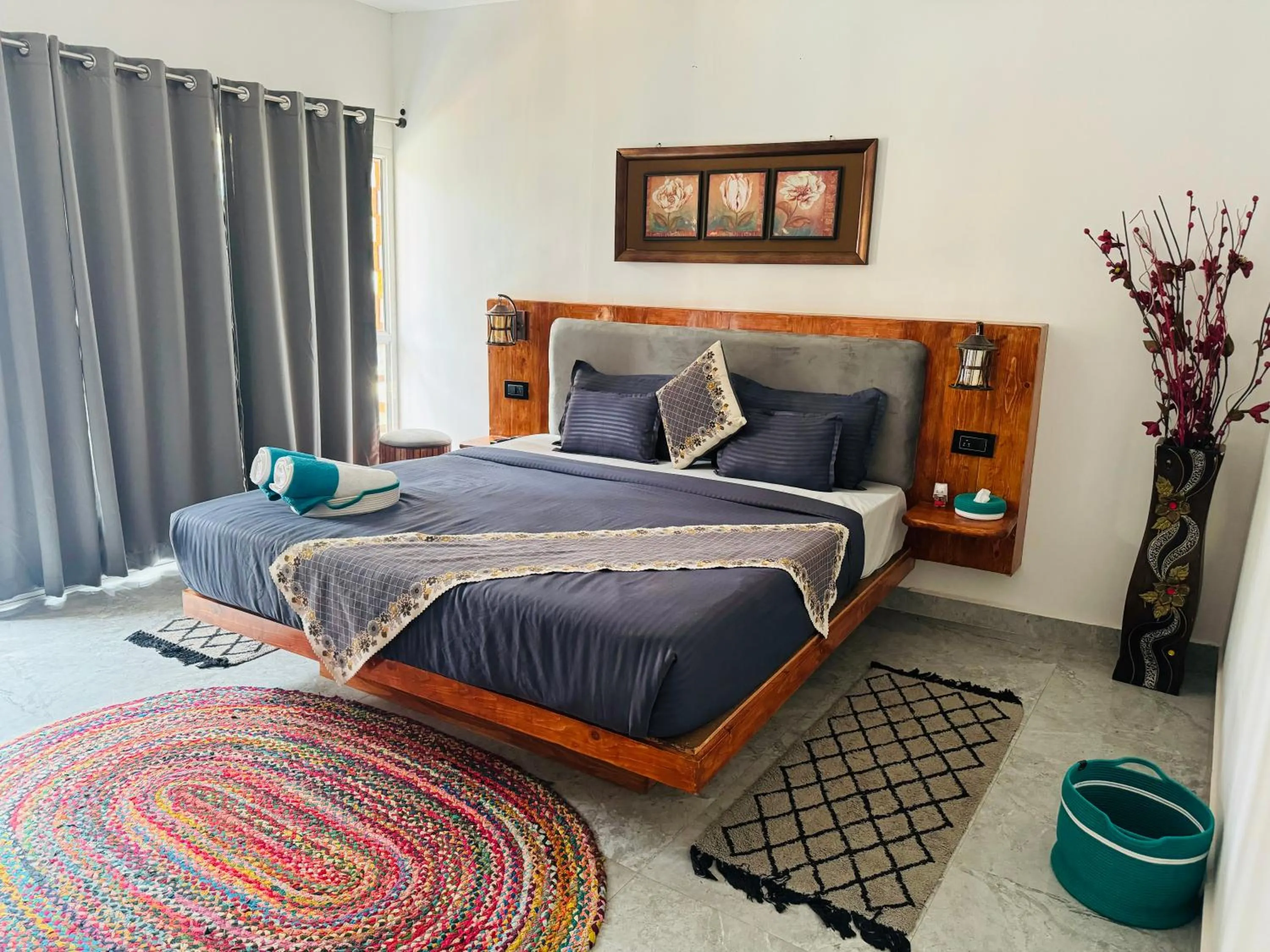 Bed in White Turtle Resort