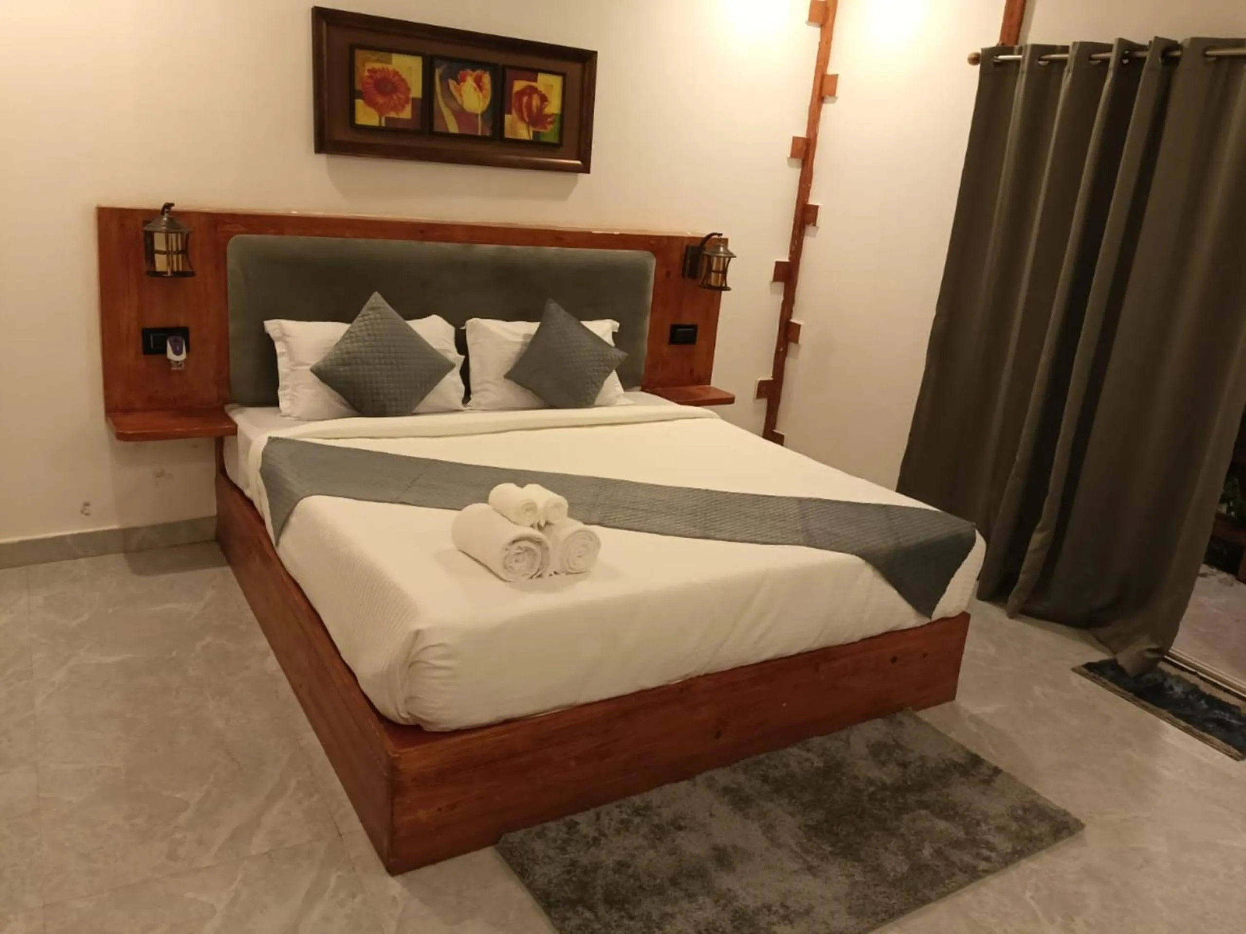 Bed in White Turtle Resort