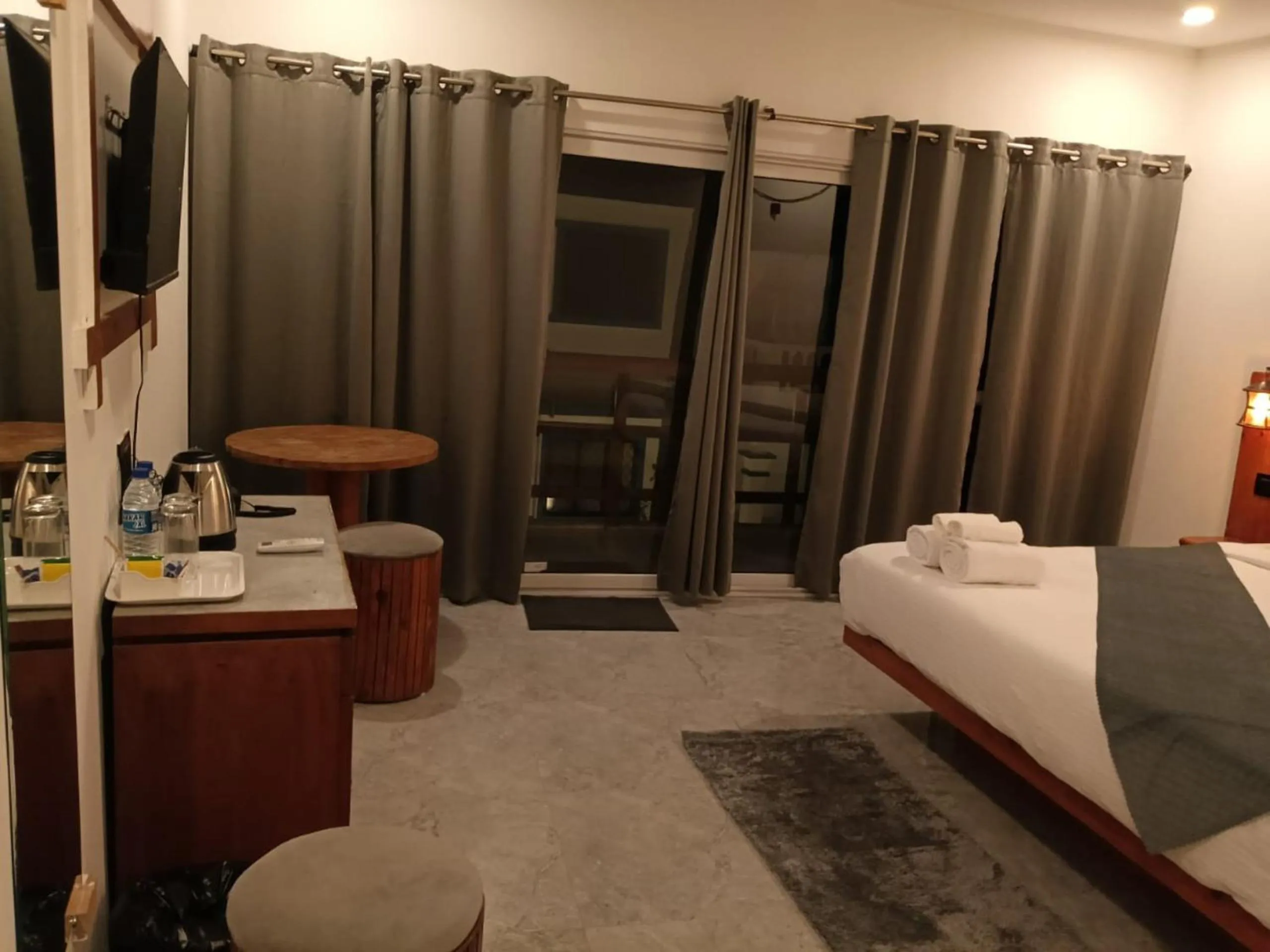 Bed in White Turtle Resort