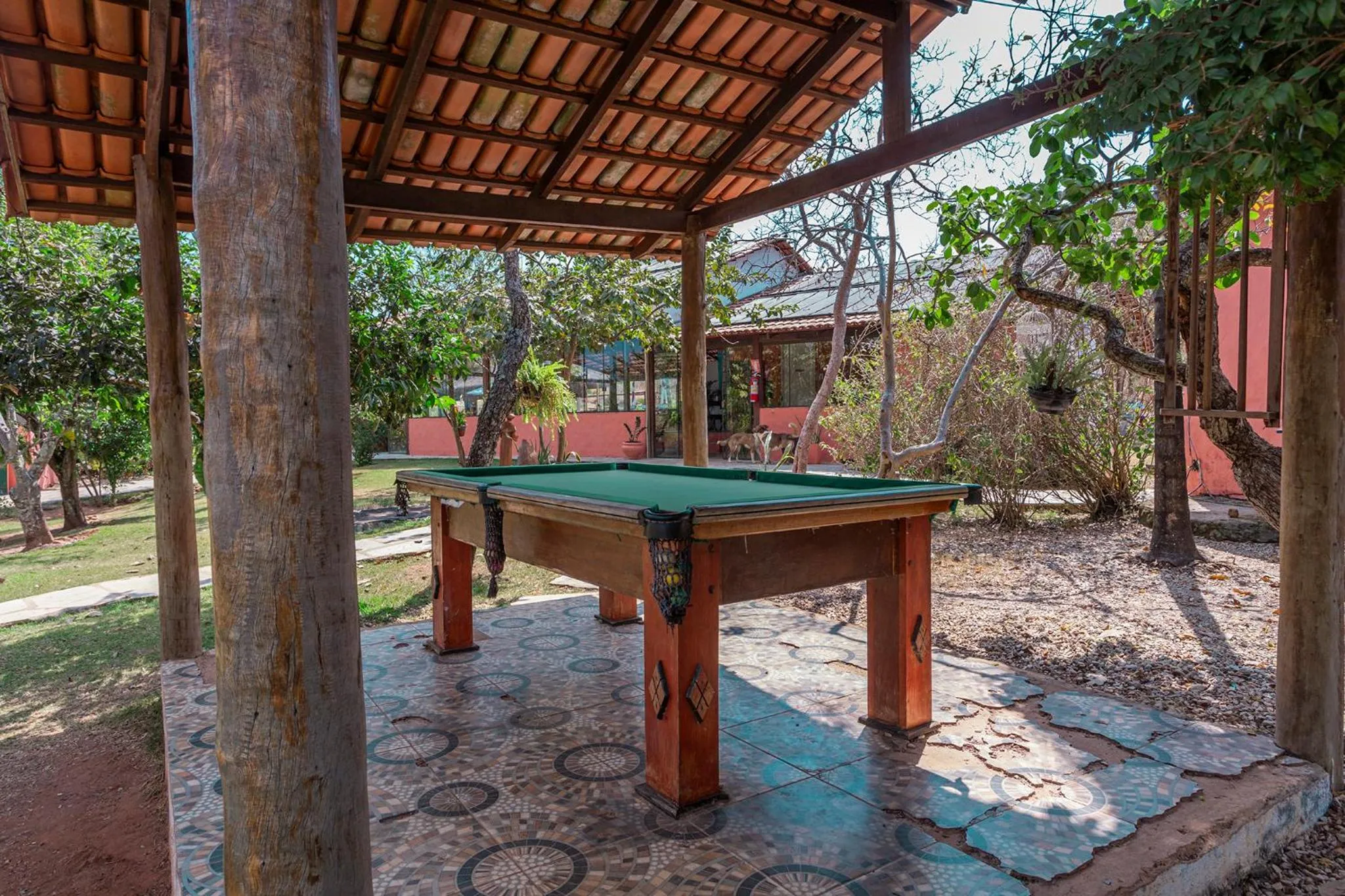 Seating area in Pousada Vereda da Serra