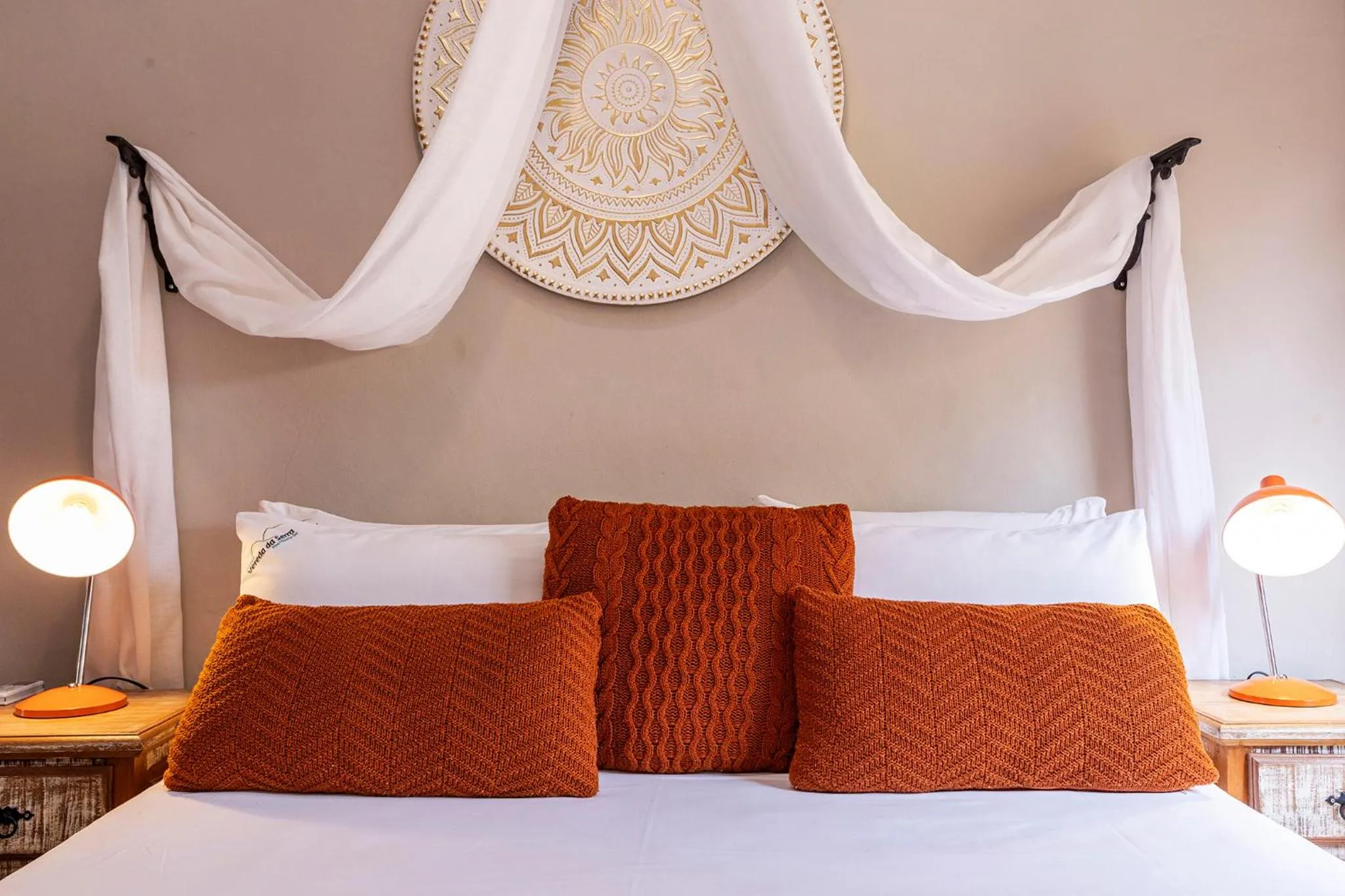 Bed in Pousada Vereda da Serra