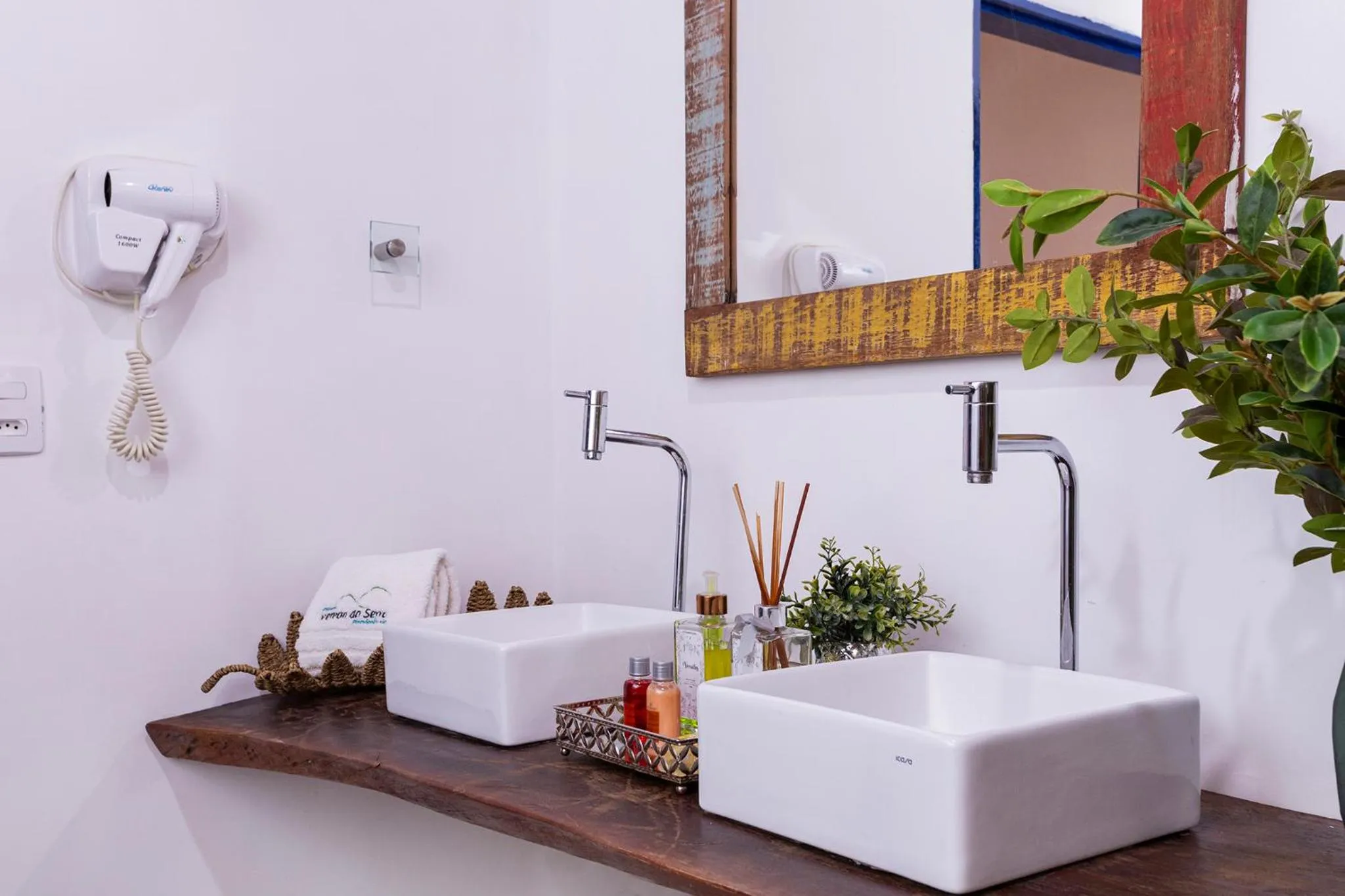 Bathroom in Pousada Vereda da Serra