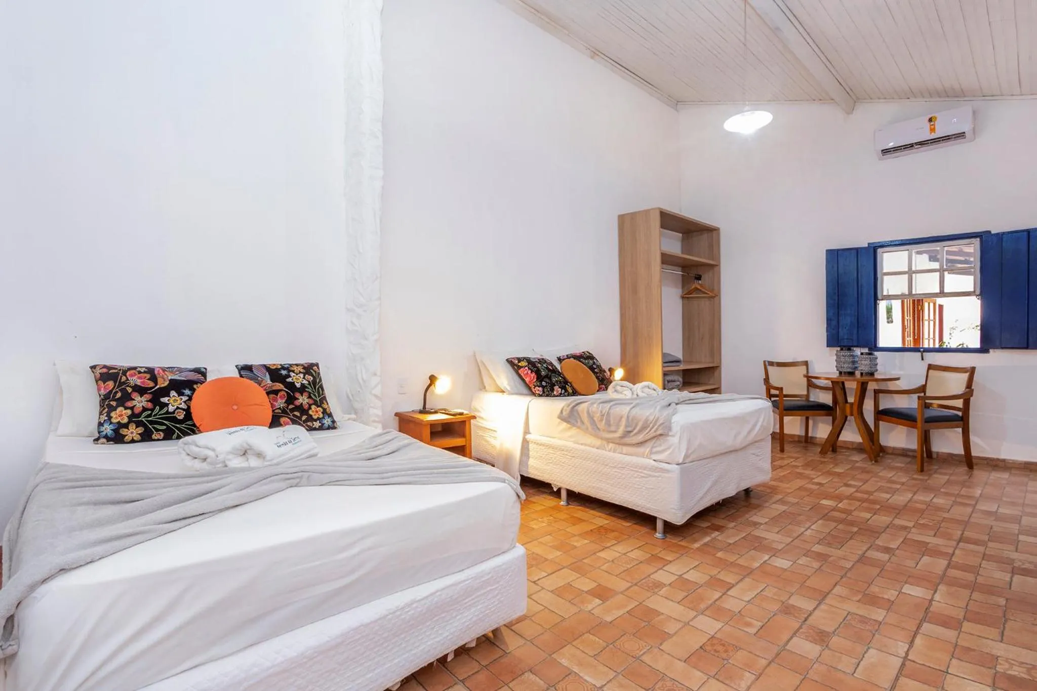 Bed in Pousada Vereda da Serra