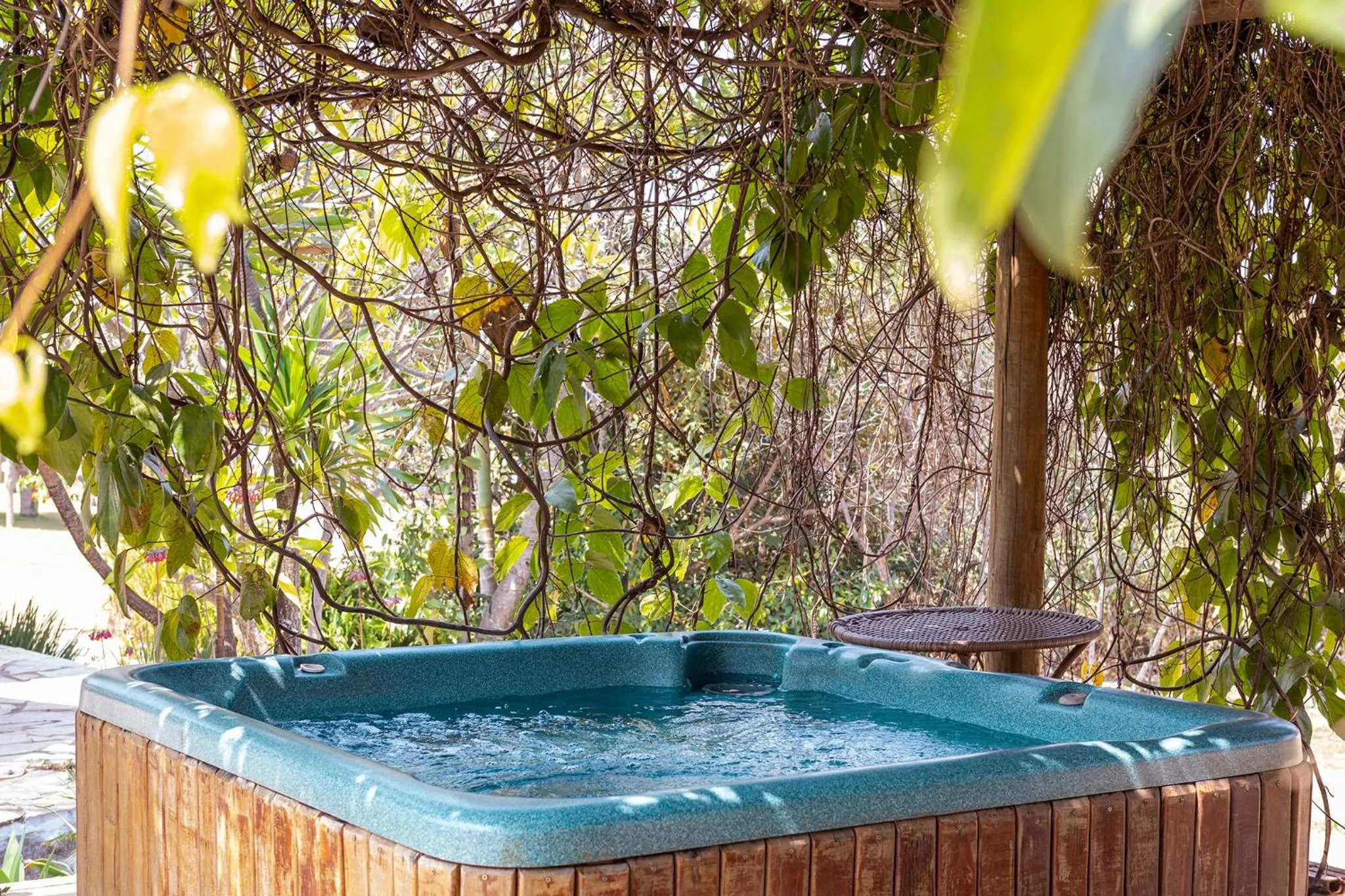 Hot Tub in Pousada Vereda da Serra