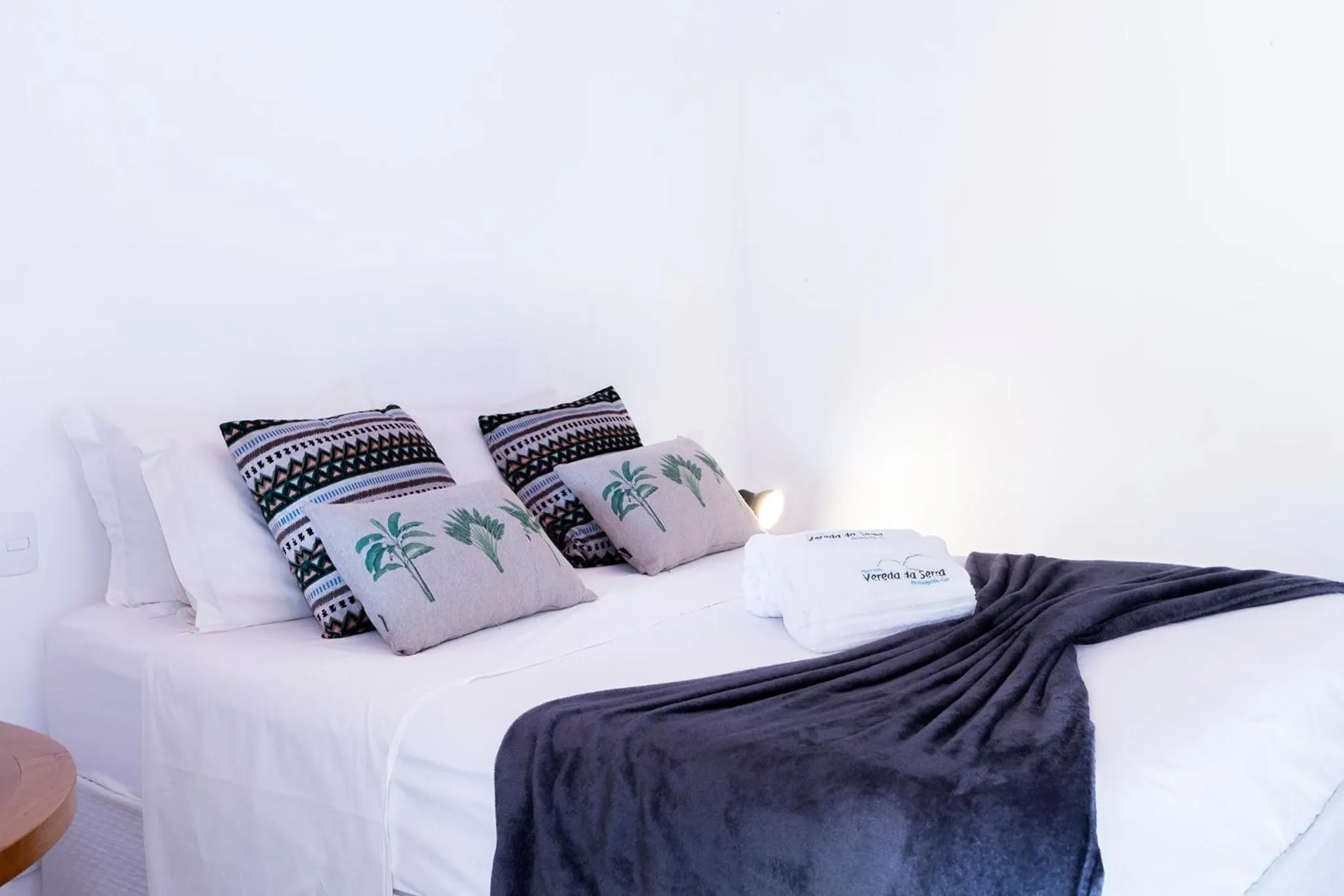 Bed in Pousada Vereda da Serra