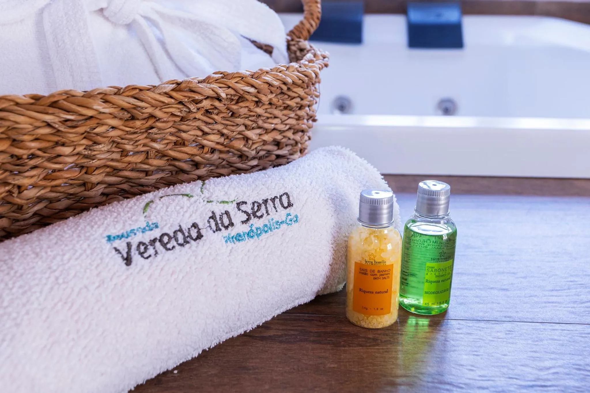 Hot Tub in Pousada Vereda da Serra