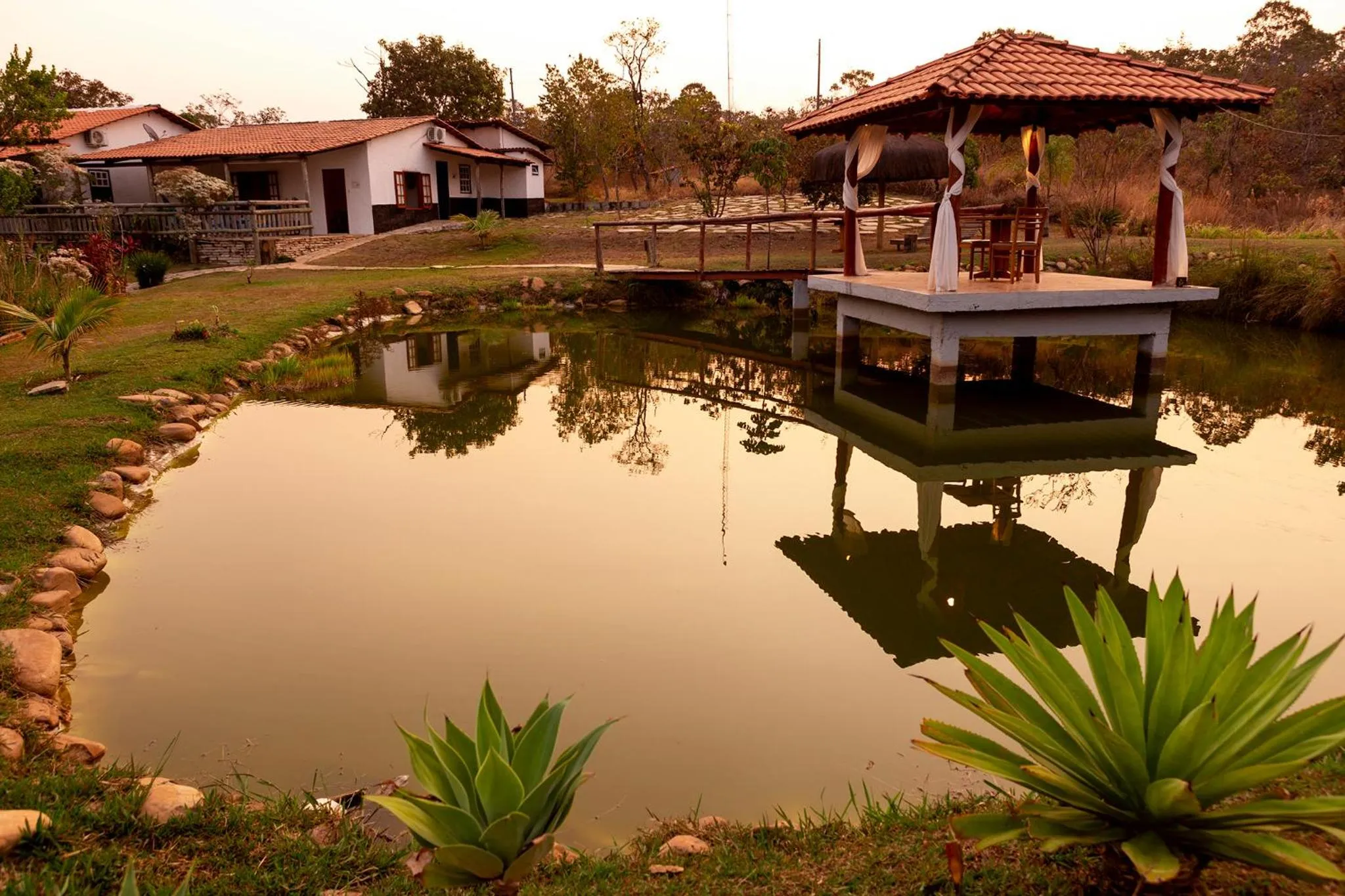 Lake view in Pousada Vereda da Serra