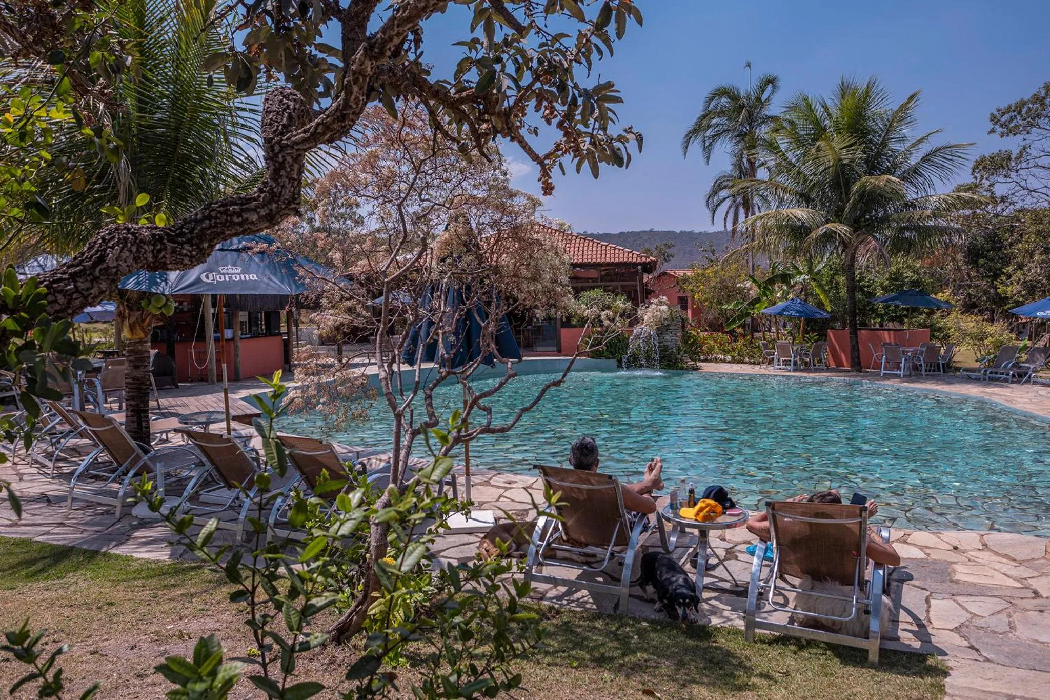 Swimming pool in Pousada Vereda da Serra