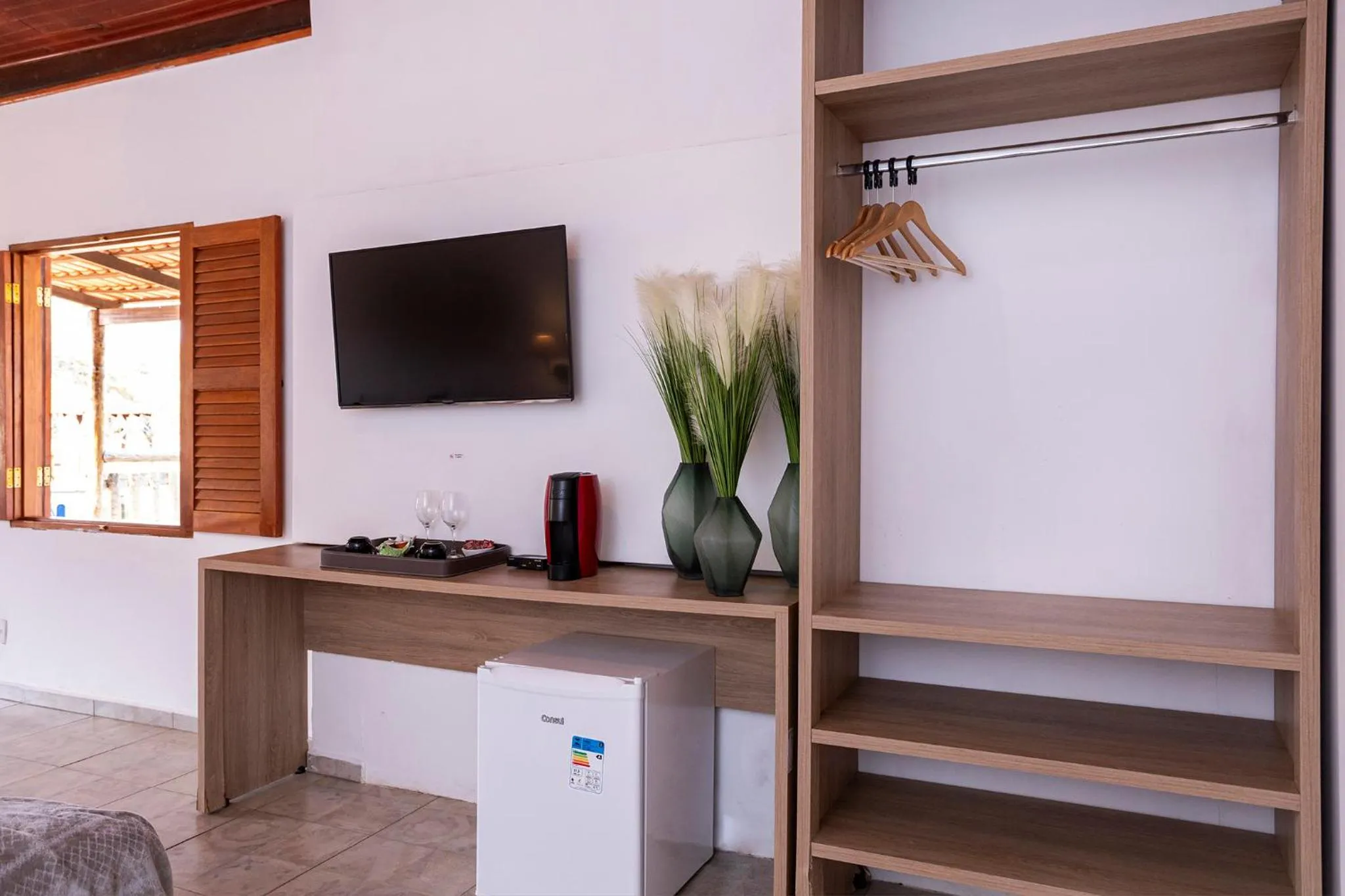 TV and multimedia in Pousada Vereda da Serra