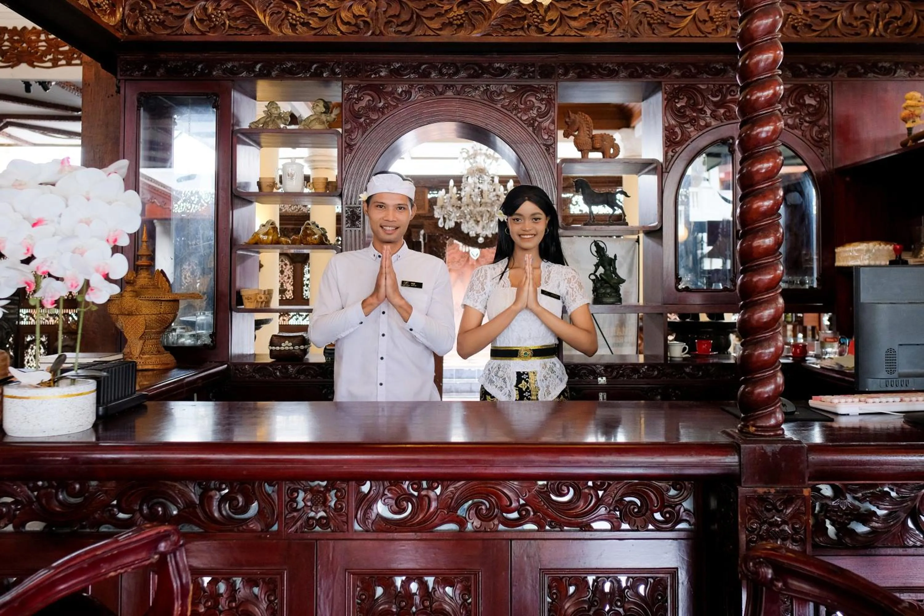 Lobby or reception in Rumah Pesik Art & Heritage Hotel