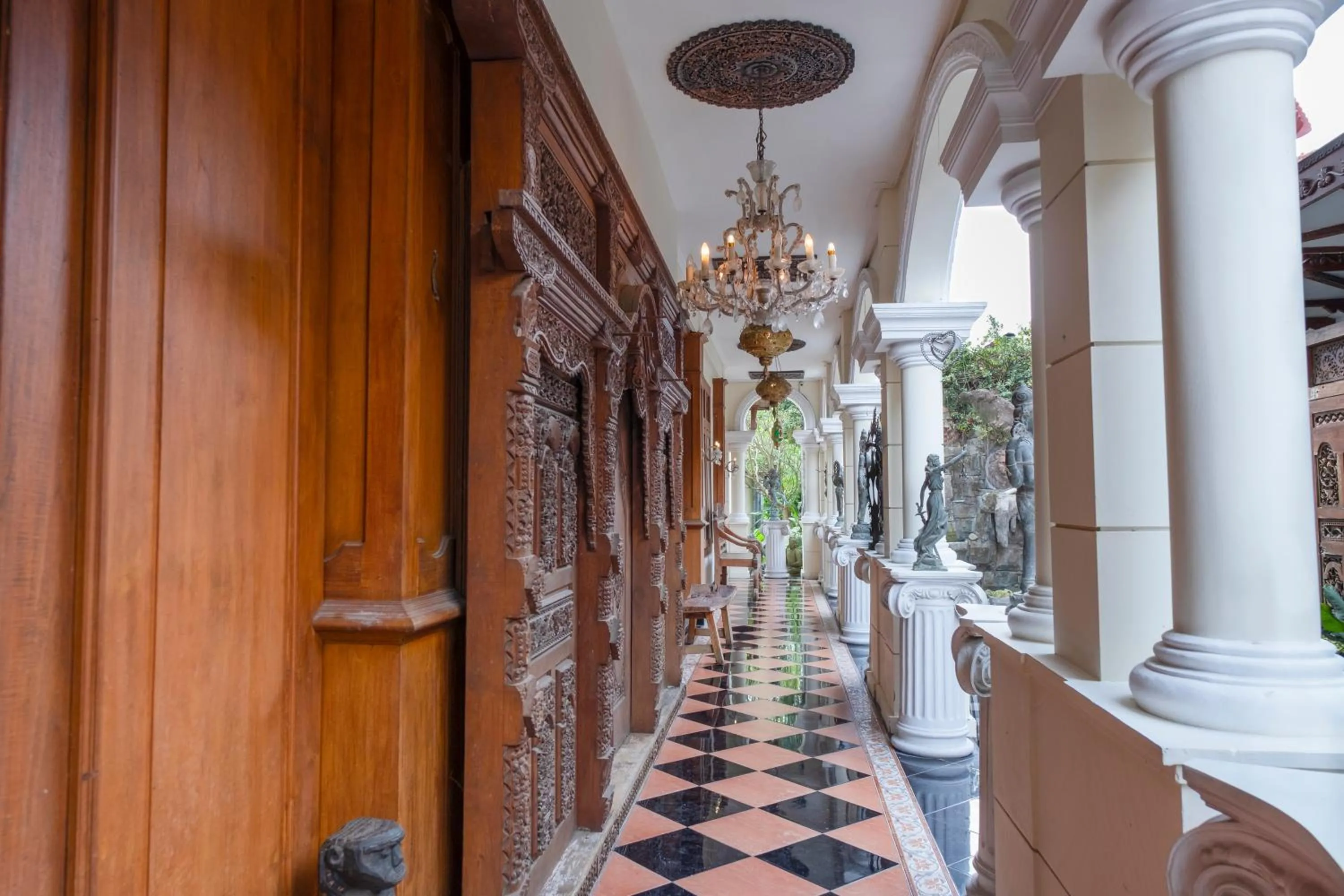 Lobby or reception in Rumah Pesik Art & Heritage Hotel