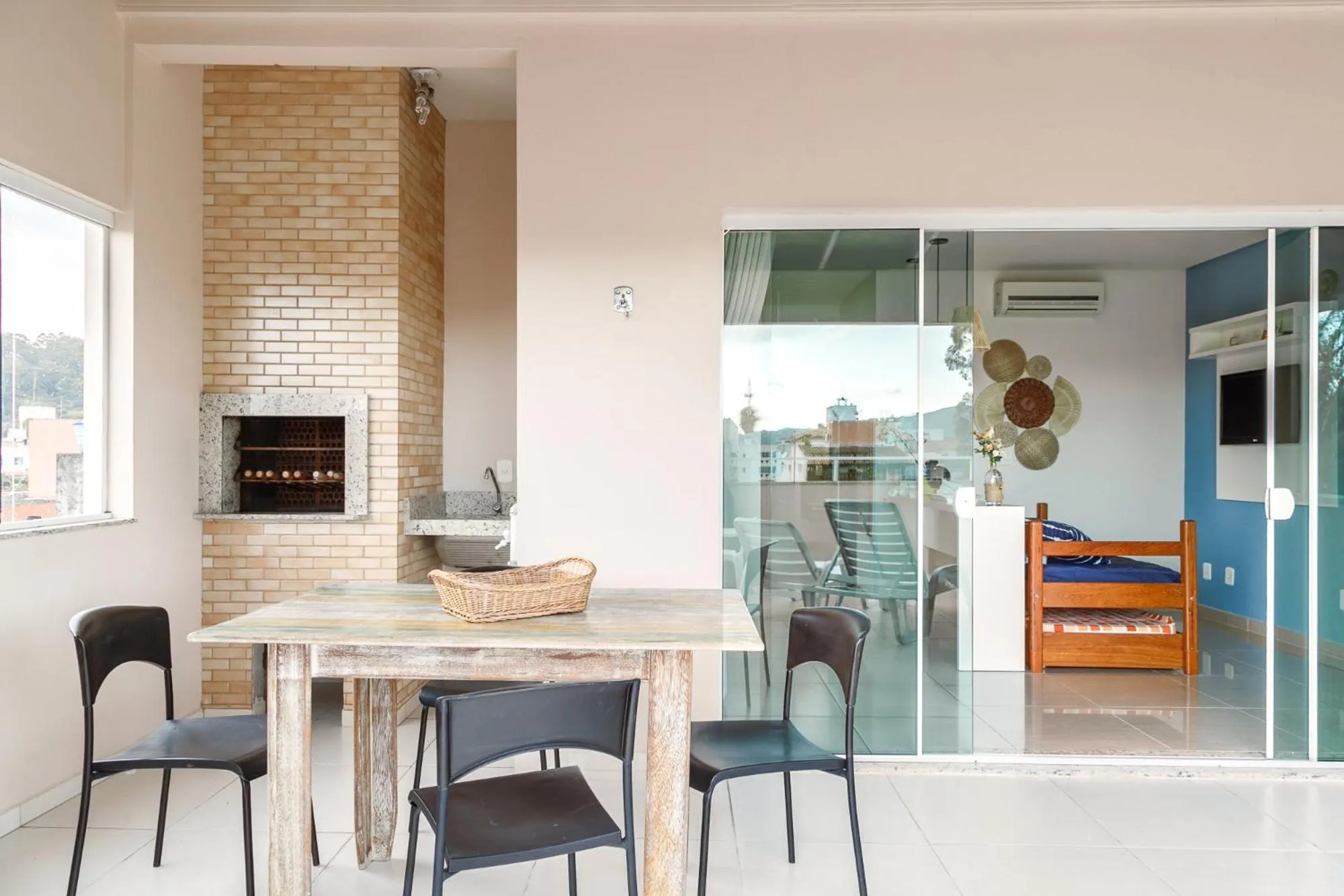 BBQ facilities in Pousada Dom Toazza