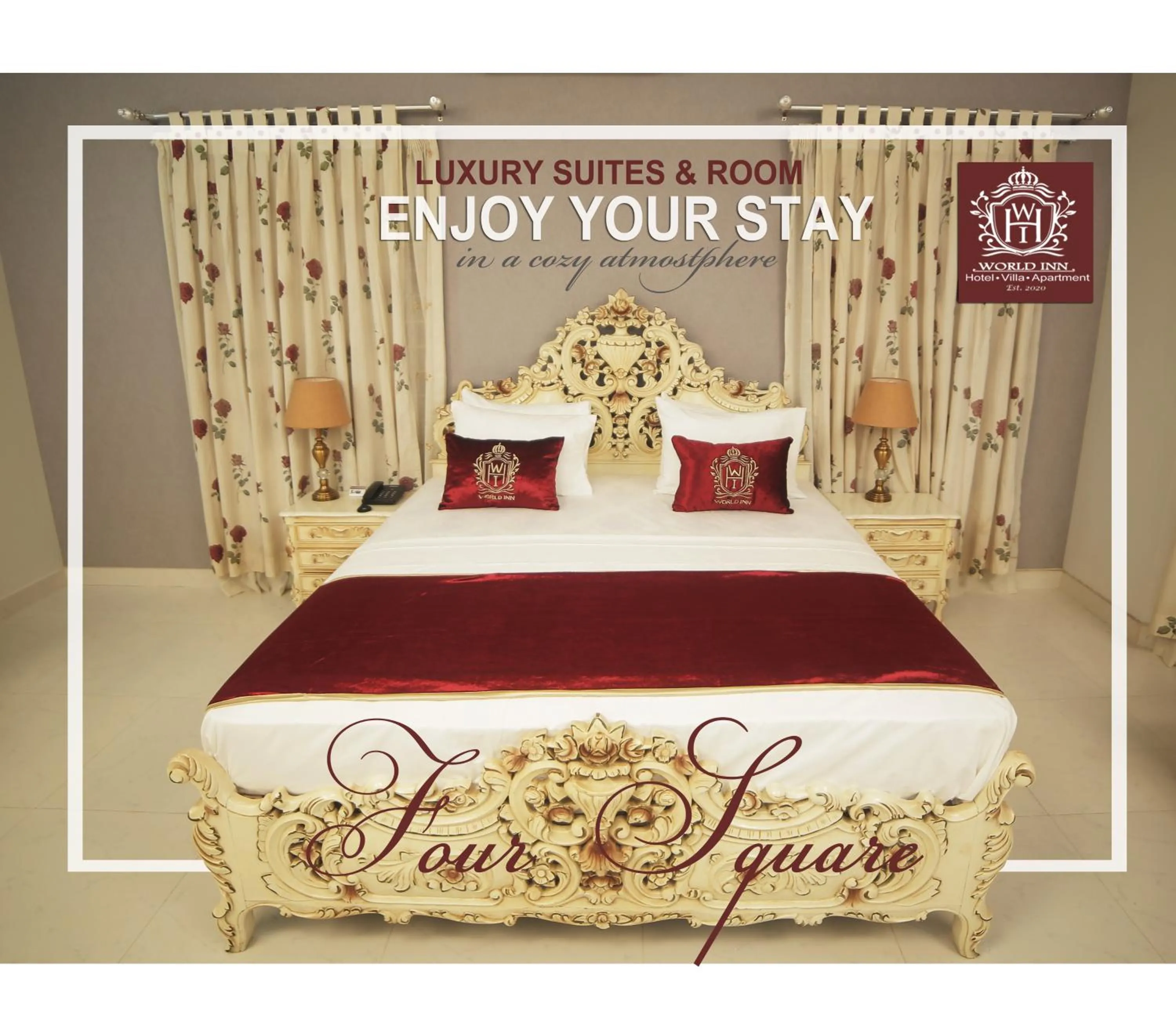 Bed in Four Square by WI