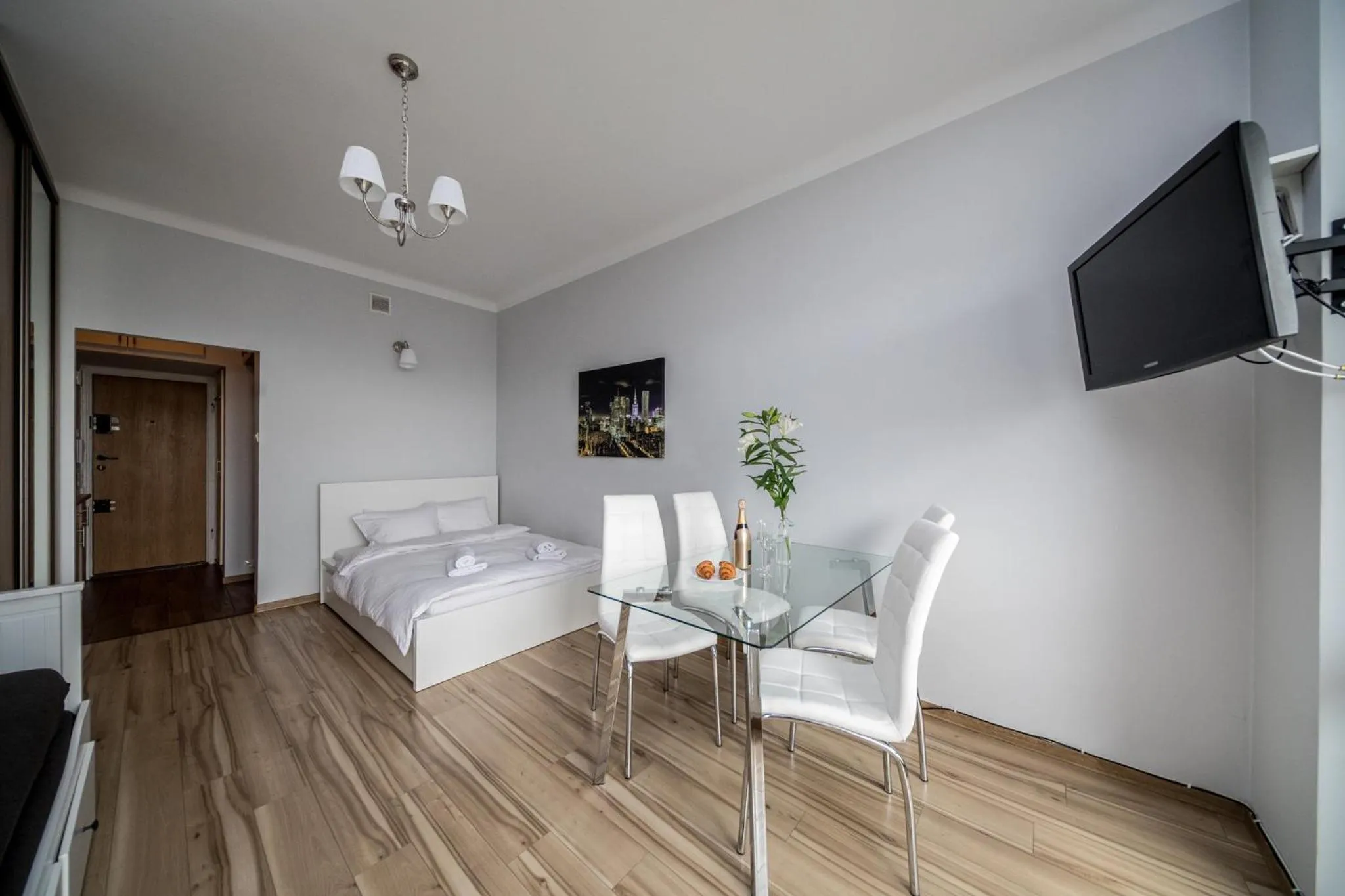 TV and multimedia, Bed in Smolna Apartments by Your Freedom