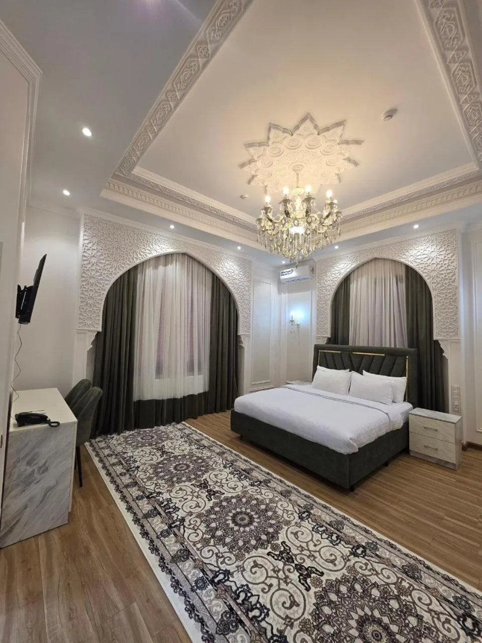 Bed in Old City Samarkand Hotel