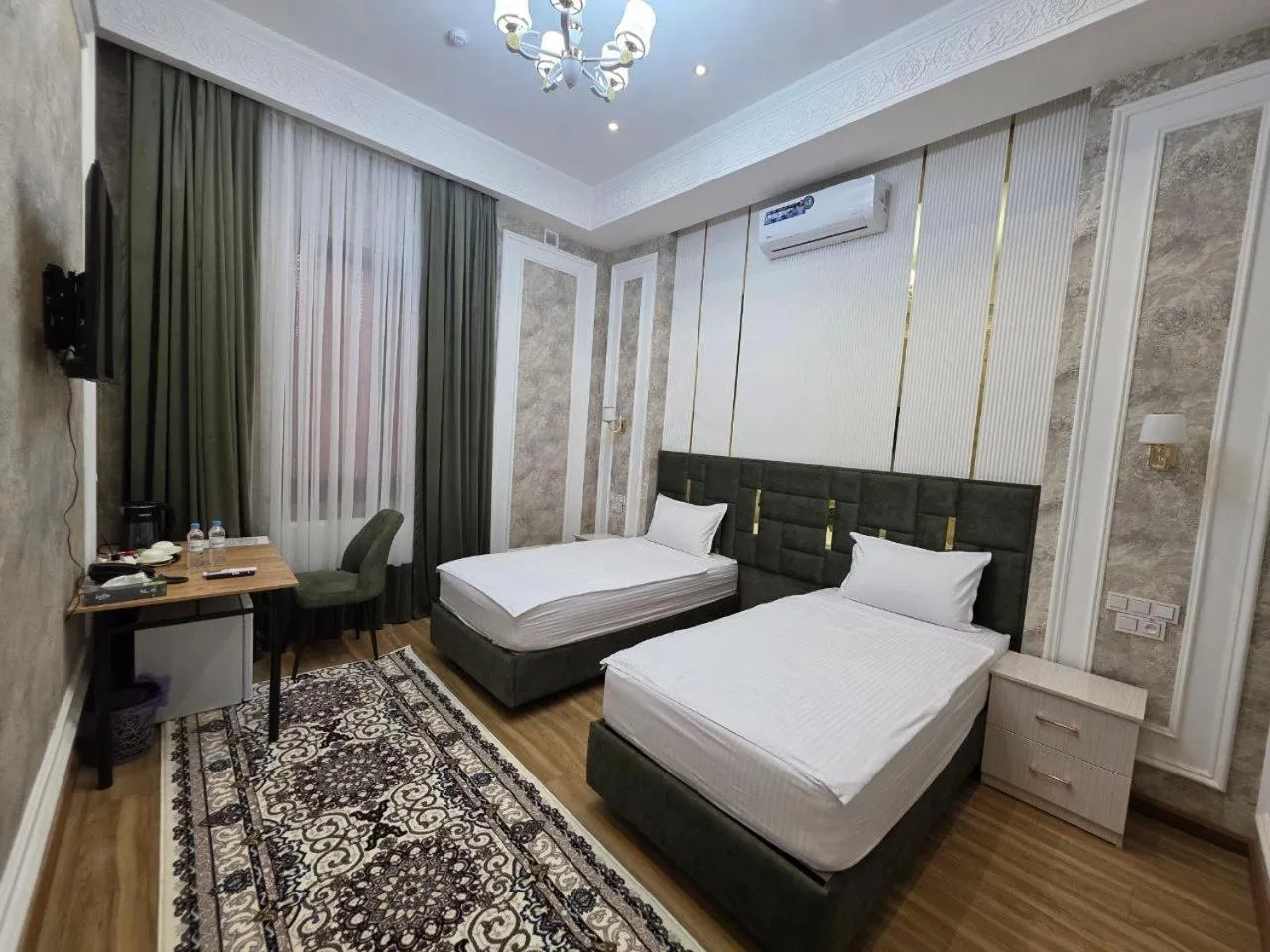 Bed in Old City Samarkand Hotel