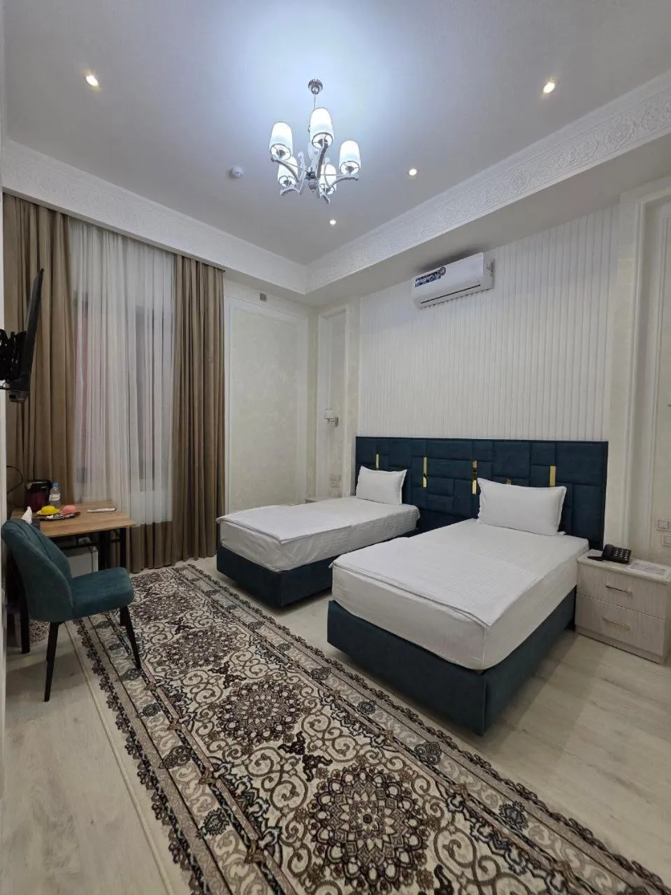 Bed in Old City Samarkand Hotel