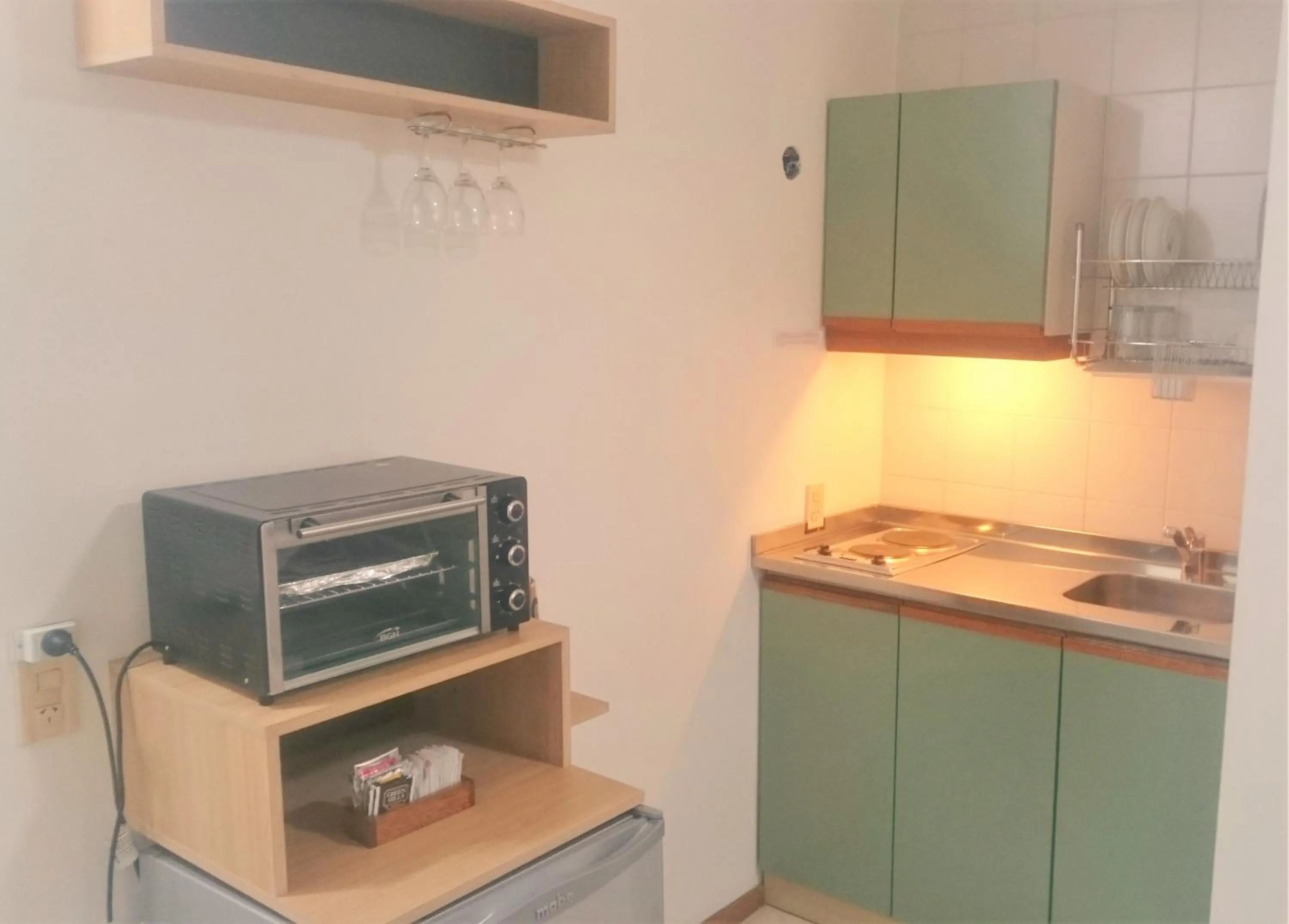 Kitchen or kitchenette in Apartamentos Mendoza Premium
