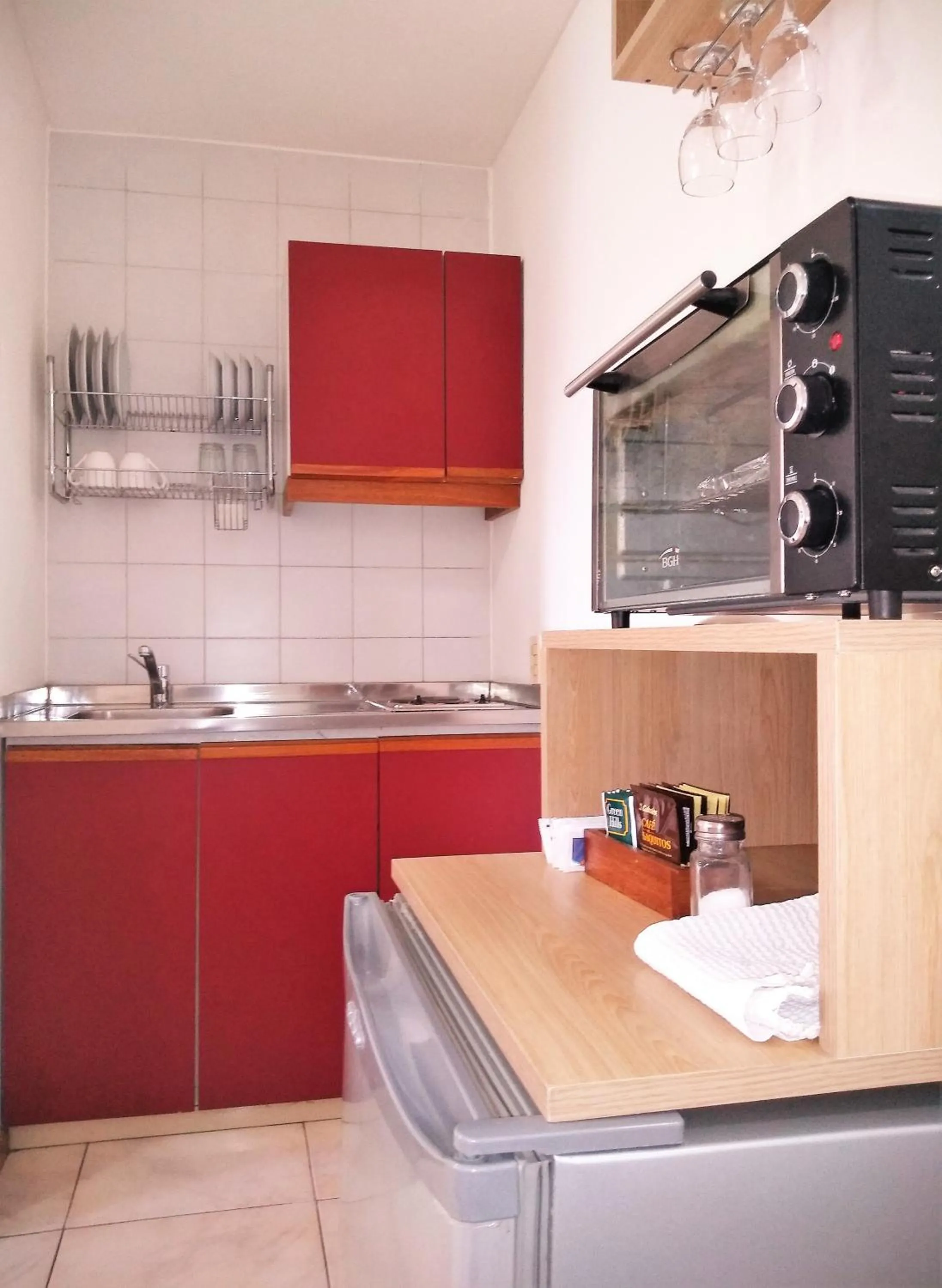 Kitchen or kitchenette in Apartamentos Mendoza Premium