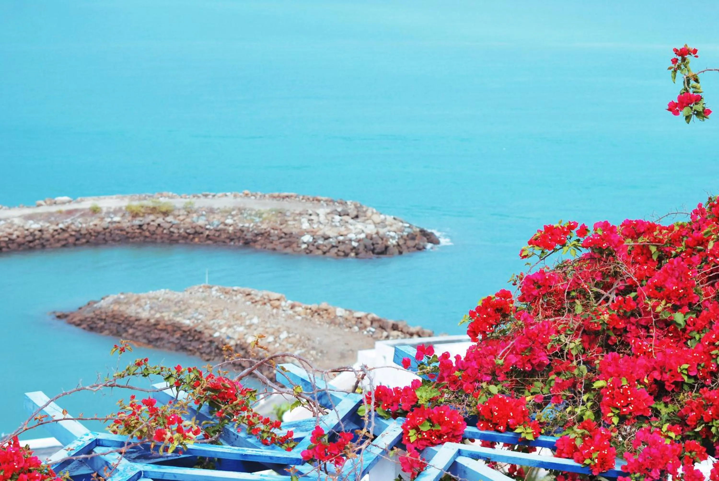 Sea view in Hotel Green 9 & Beach Resort Casablanca