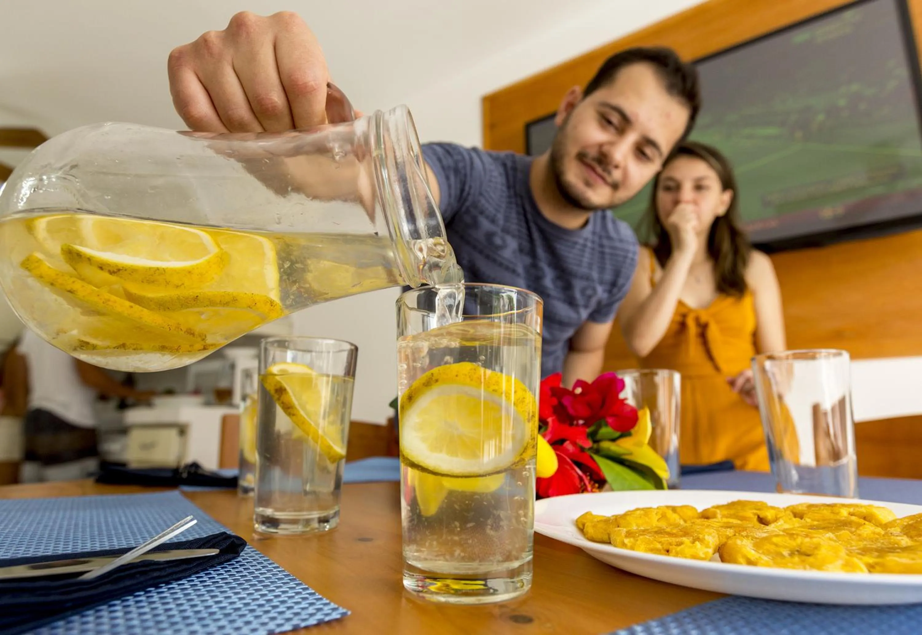 Food and drinks in Hotel Green 9 & Beach Resort Casablanca