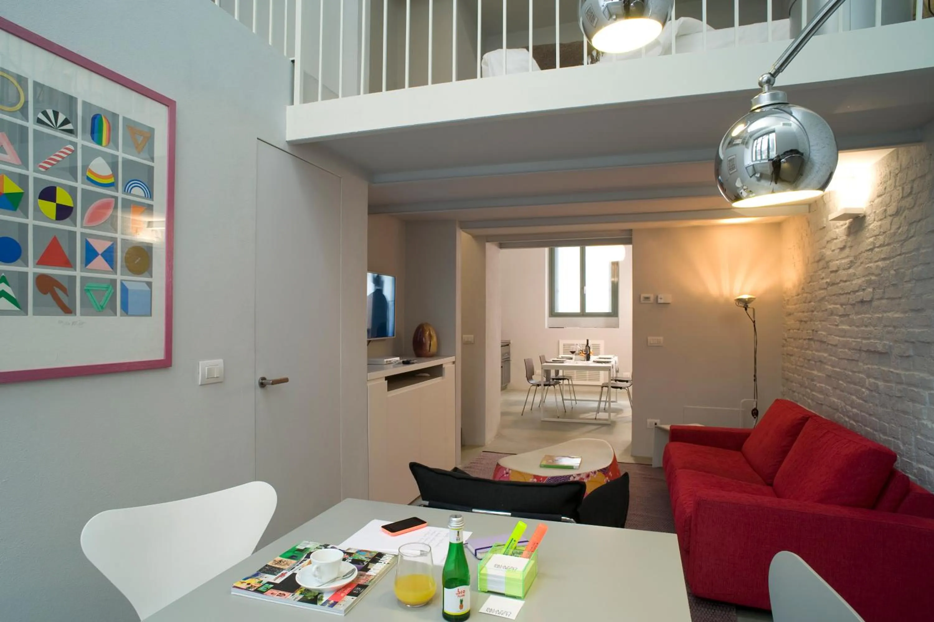 Living room in Milan Design Suites