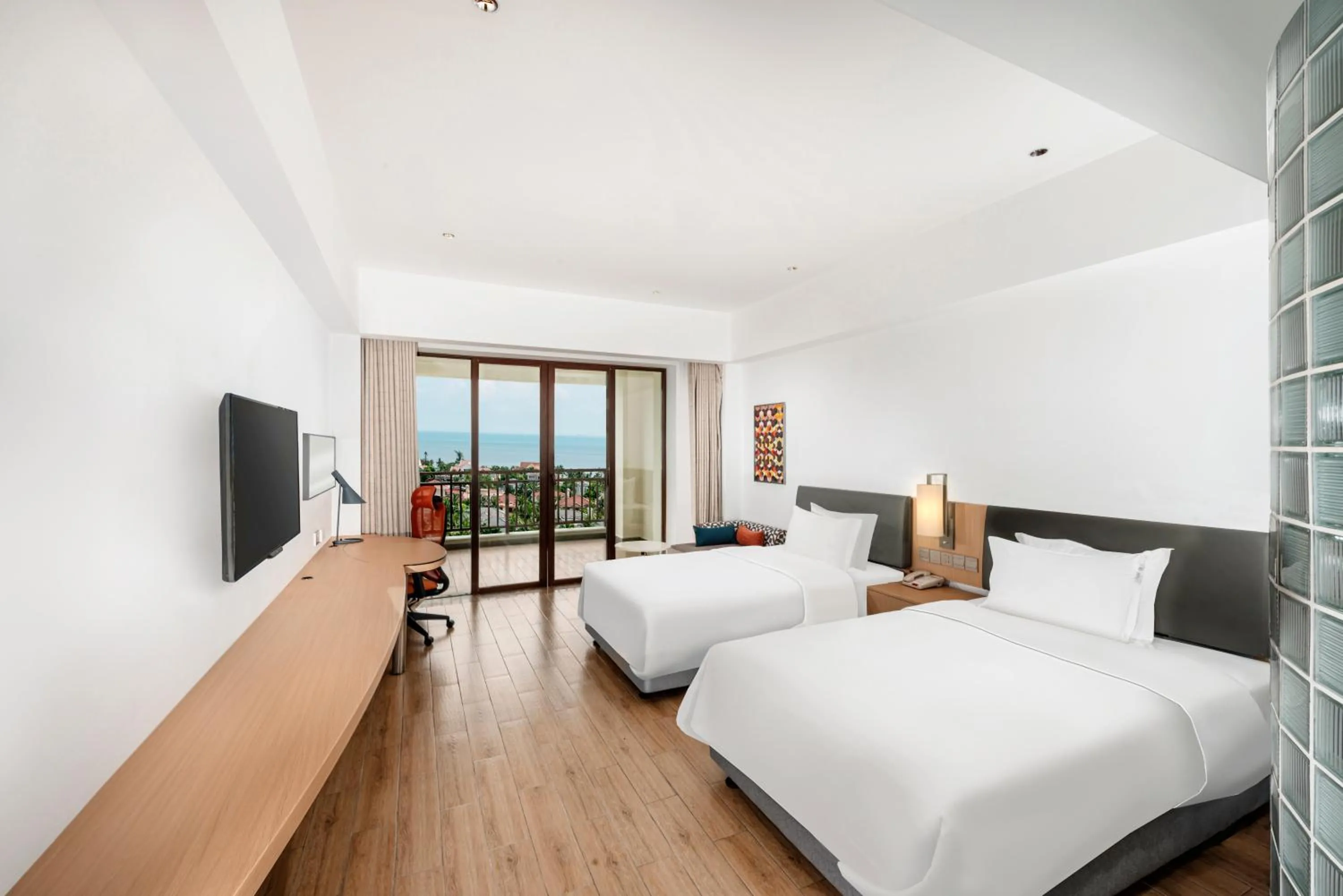 Property building, Bed in Holiday Inn Express Haikou West Coast by IHG