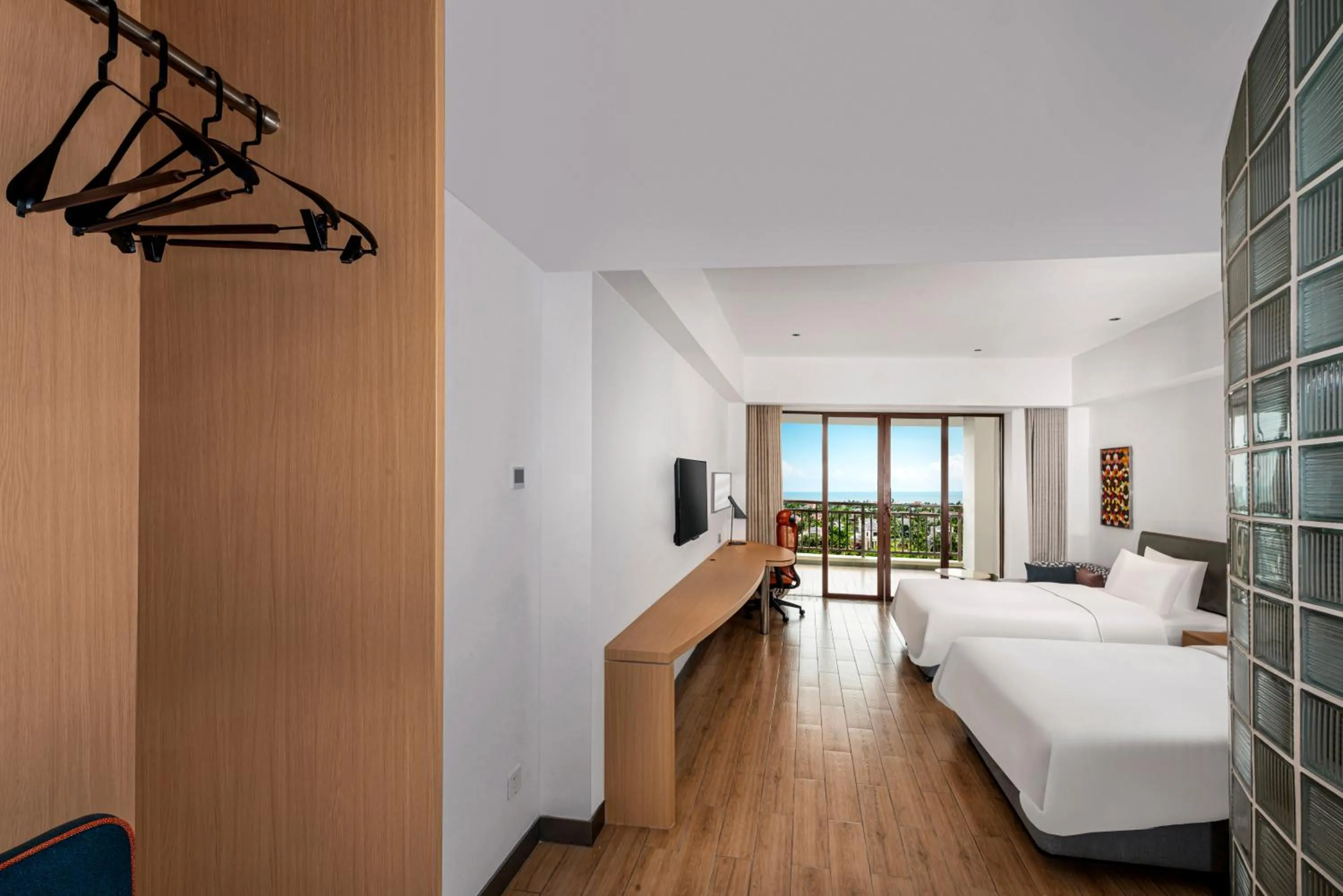 Property building, Bed in Holiday Inn Express Haikou West Coast by IHG