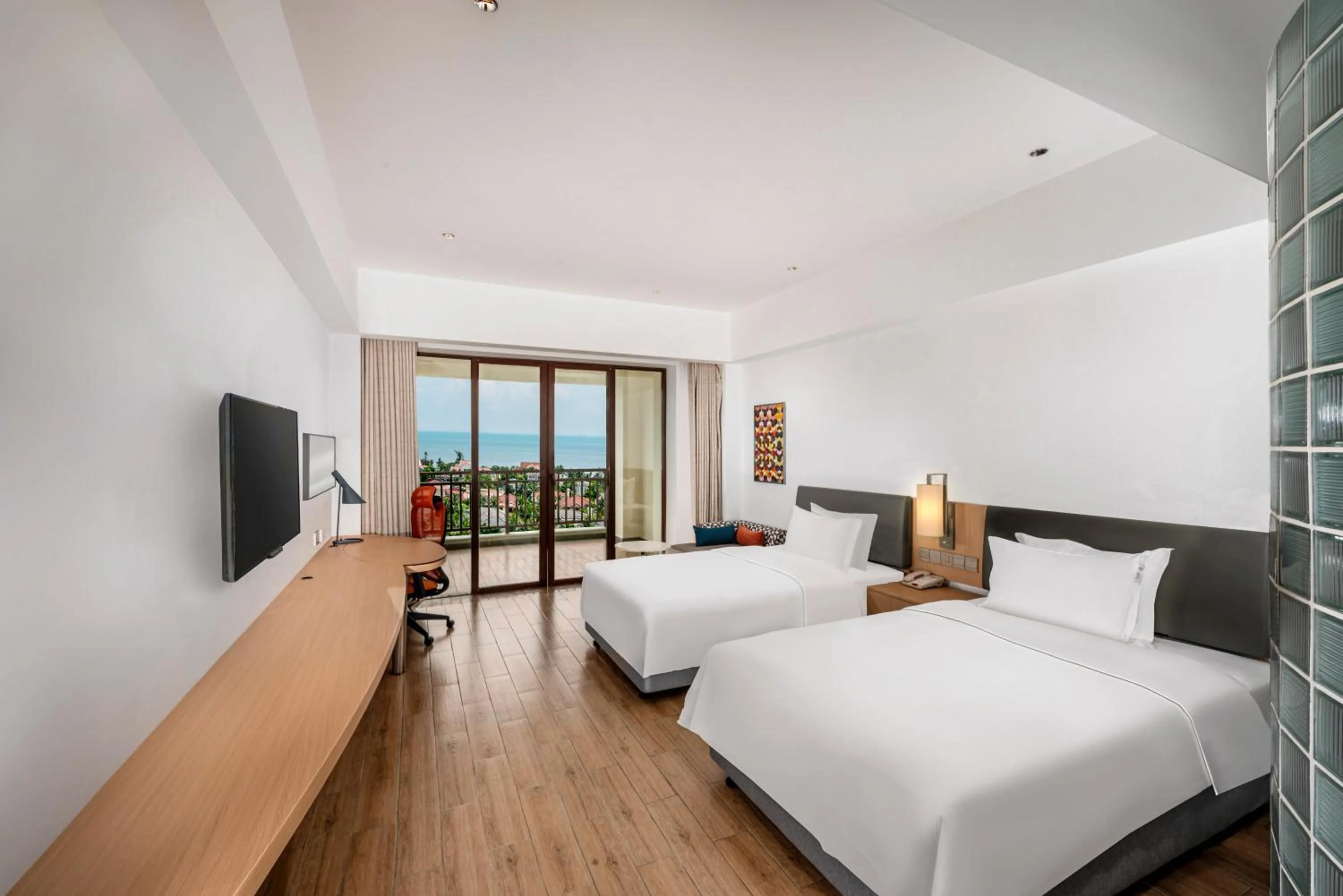 Property building, Bed in Holiday Inn Express Haikou West Coast by IHG