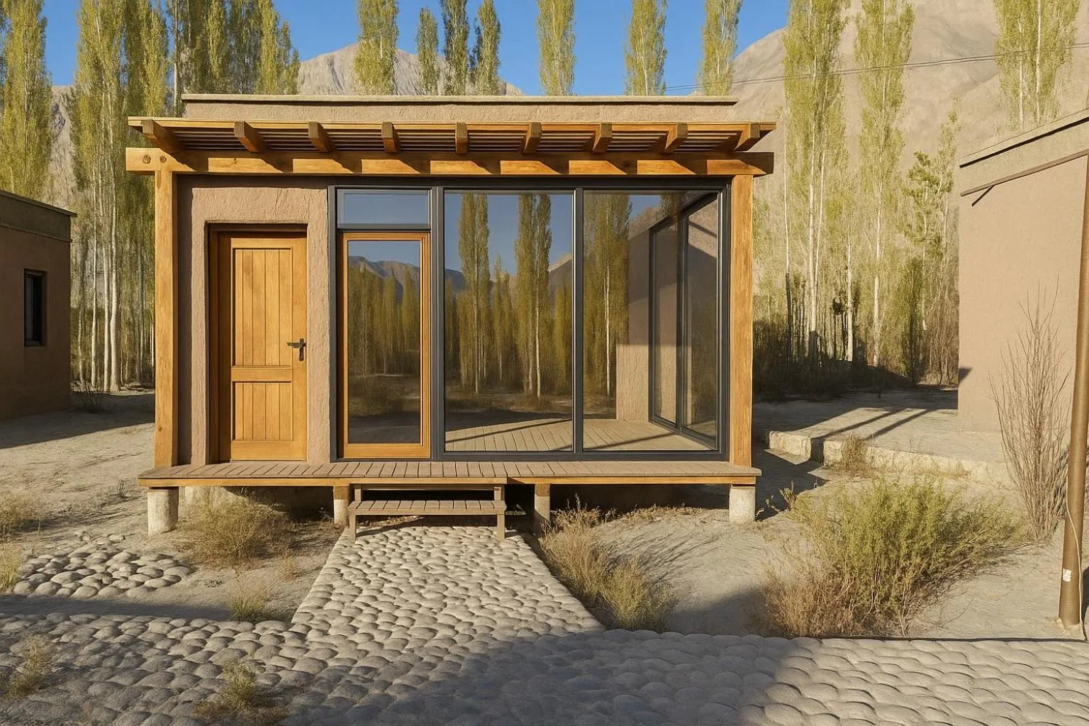 Property building in Nubra Ecolodge