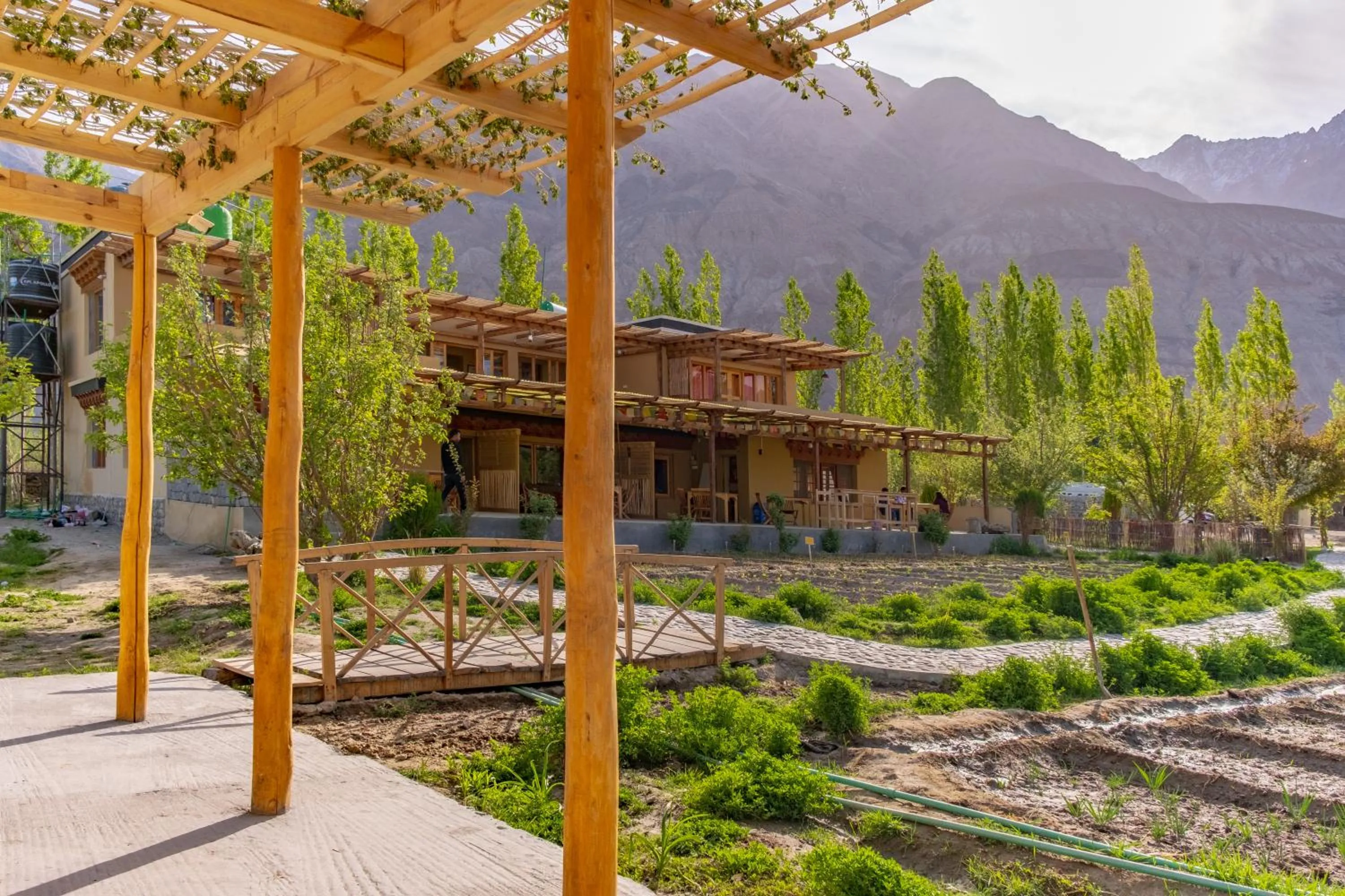 Property building in Nubra Ecolodge