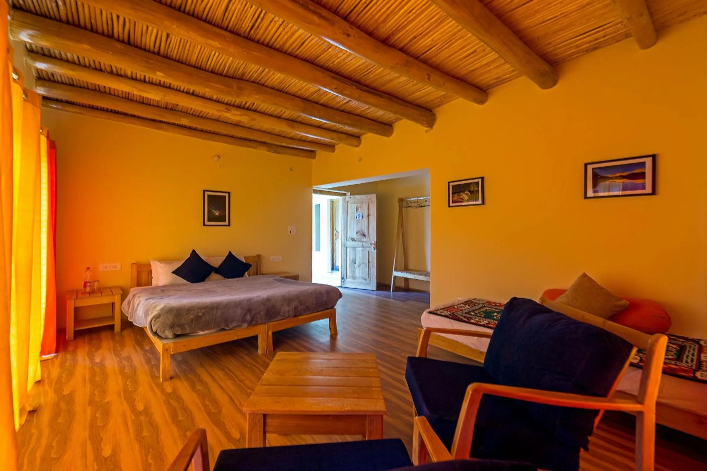 Bedroom, Bed in Nubra Ecolodge